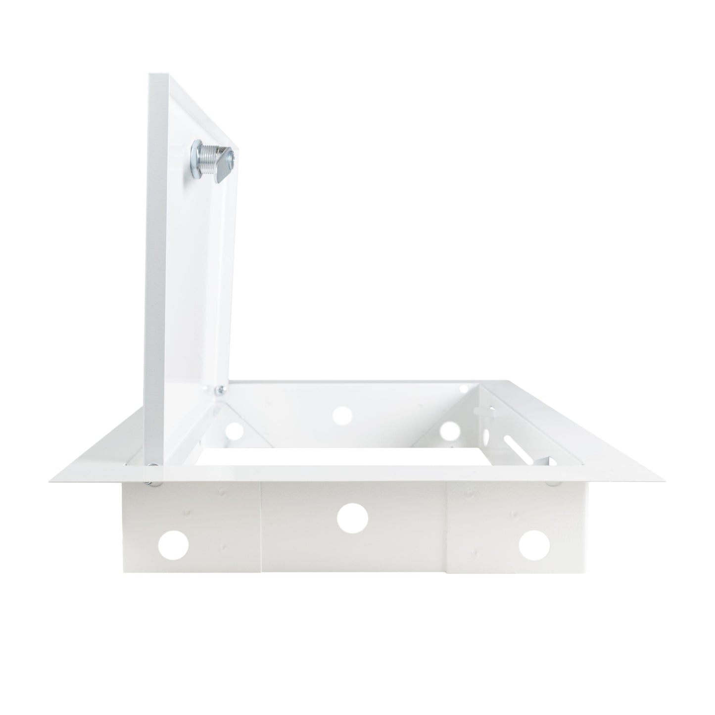 White Metal Access Door Panel with Lock 250mm x 300mm