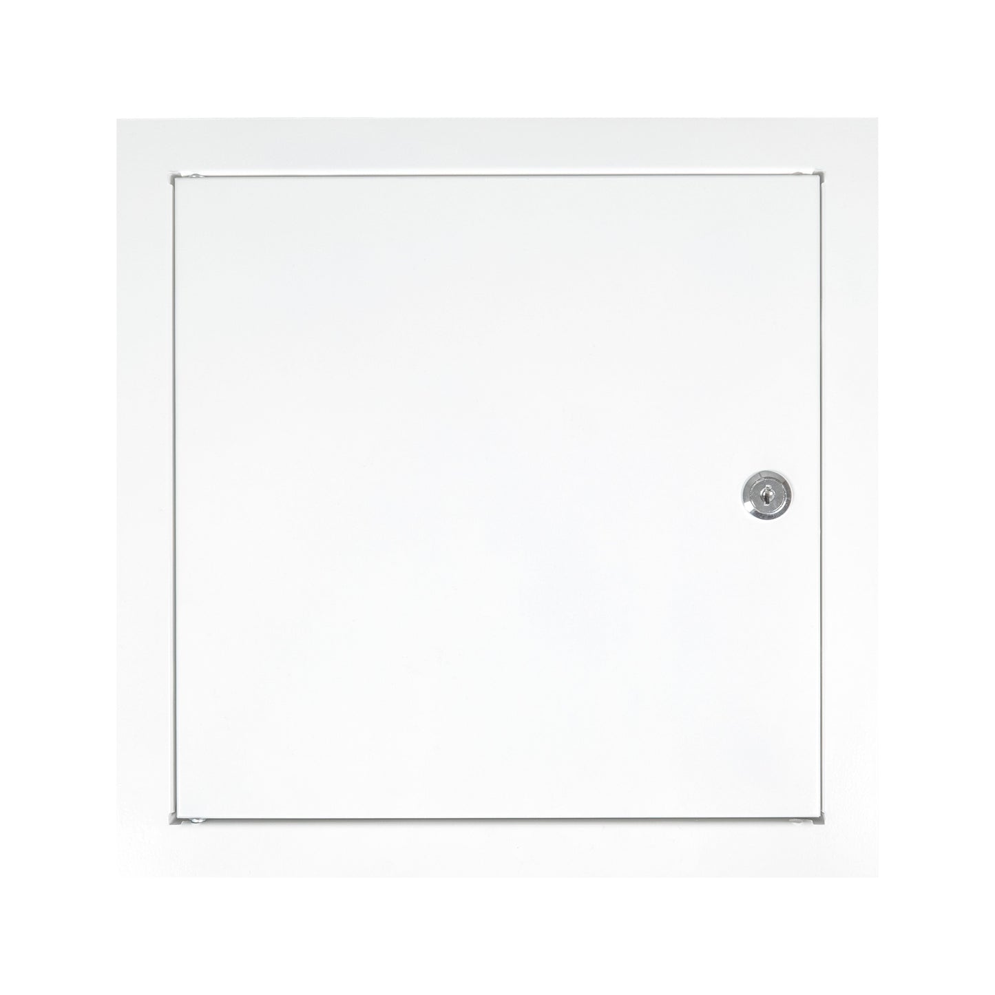 White Metal Access Door Panel with Lock 400mm x 400mm