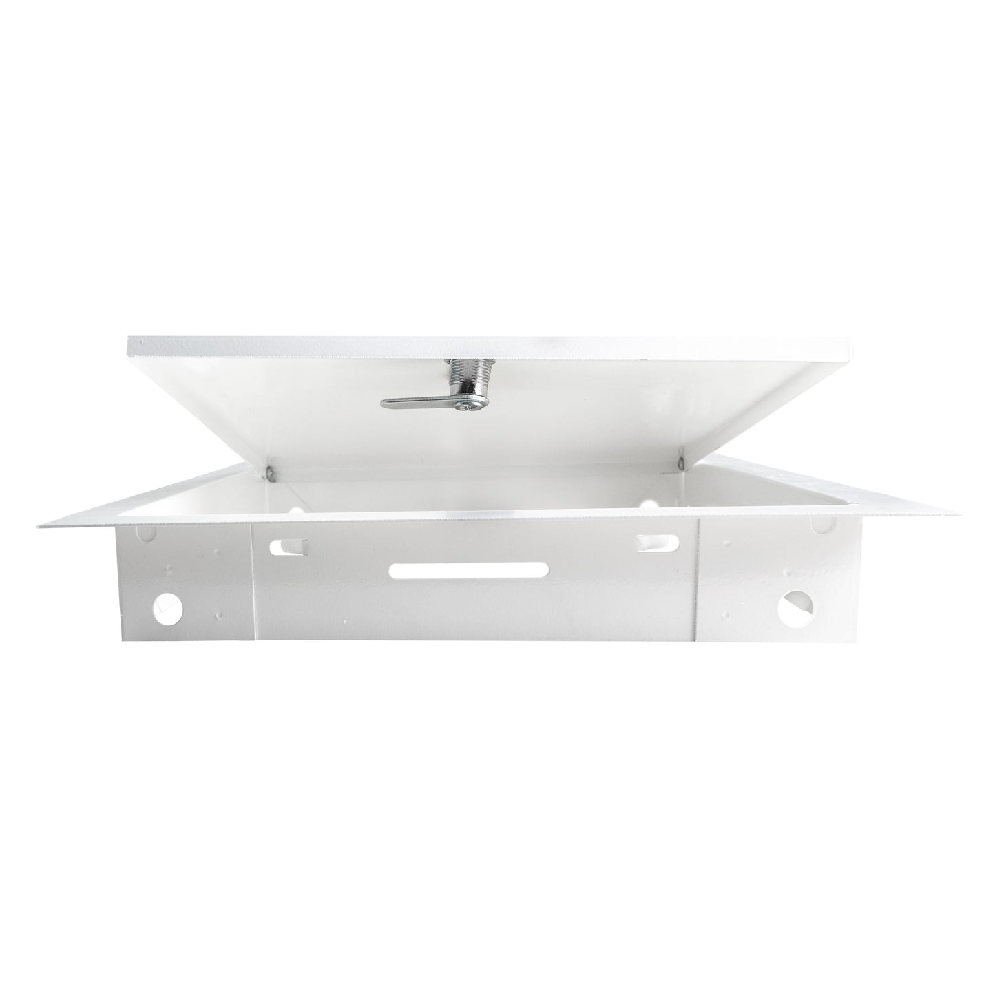 White Metal Access Door Panel with Lock 400mm x 400mm