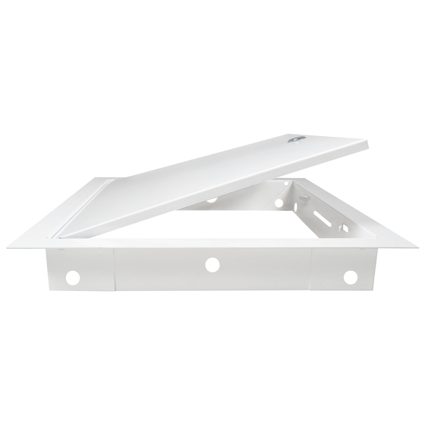 White Metal Access Door Panel with Lock 300mm x 300mm