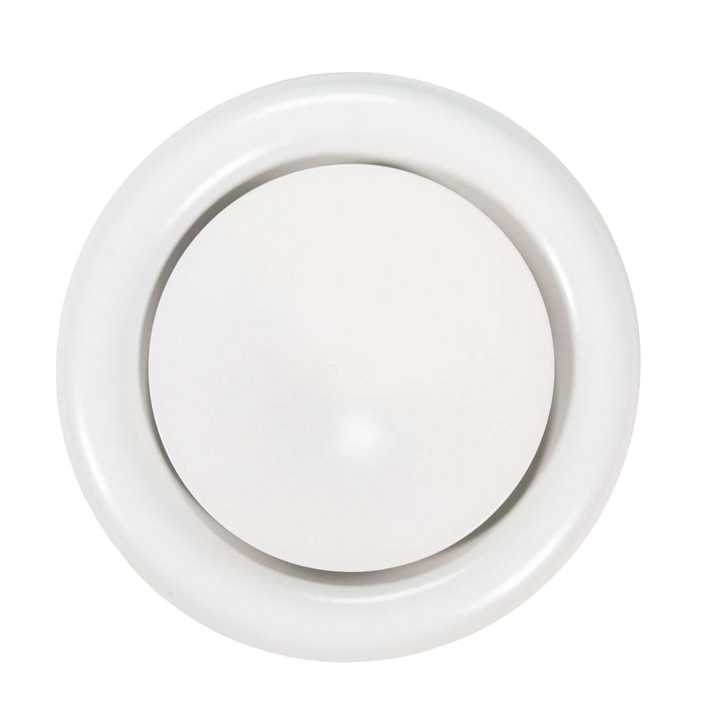 Anemostat SV White Metal Ceiling Extract Valve 125mm