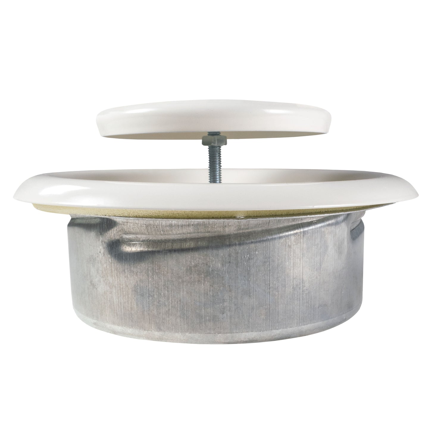 Anemostat EV White Metal Ceiling Extract Valve 125mm