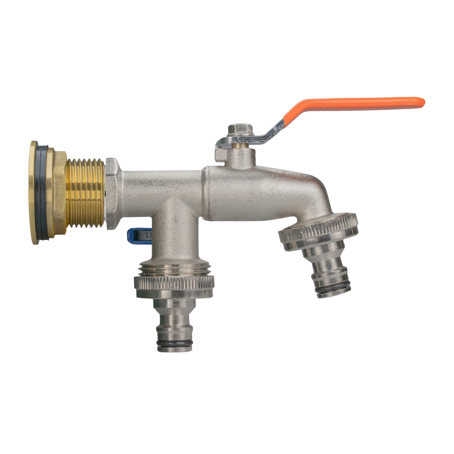 3/4" Brass Water Butt Set with Dual Quick Connect Tap & Drill Bit