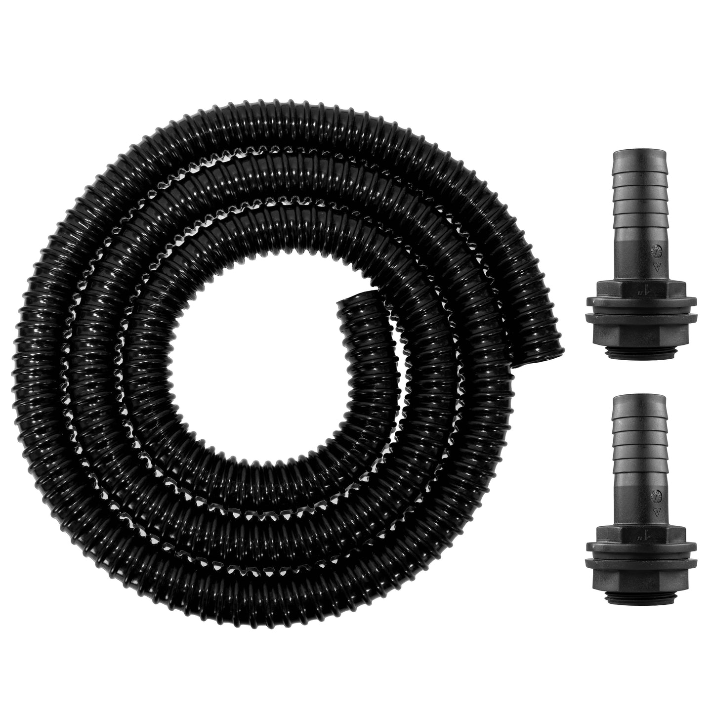 Water Butt Connector Set 1" with Drill Bit