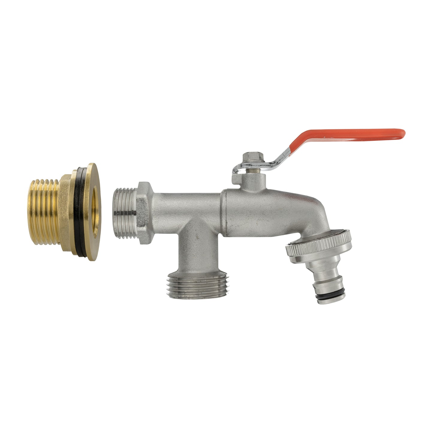 1” Water Butt Brass Set Including Dual Tap