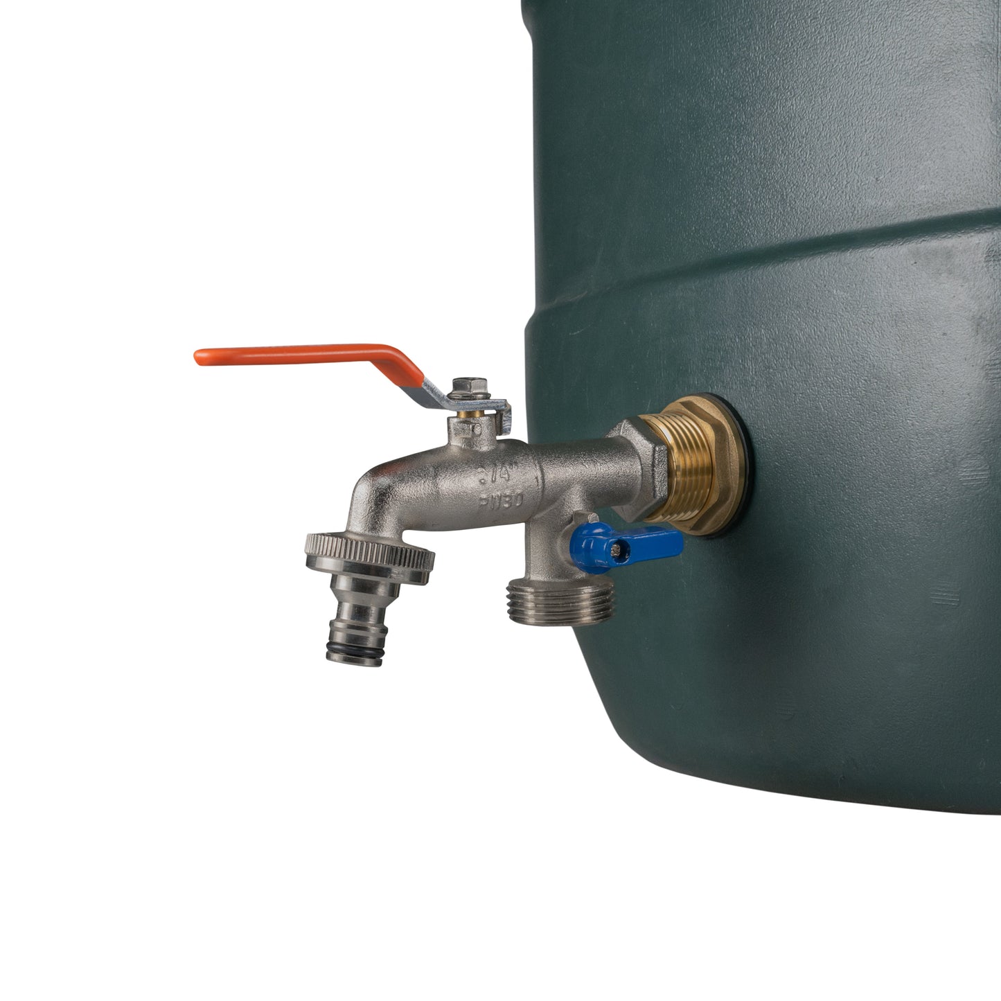1” Water Butt Brass Set Including Dual Tap