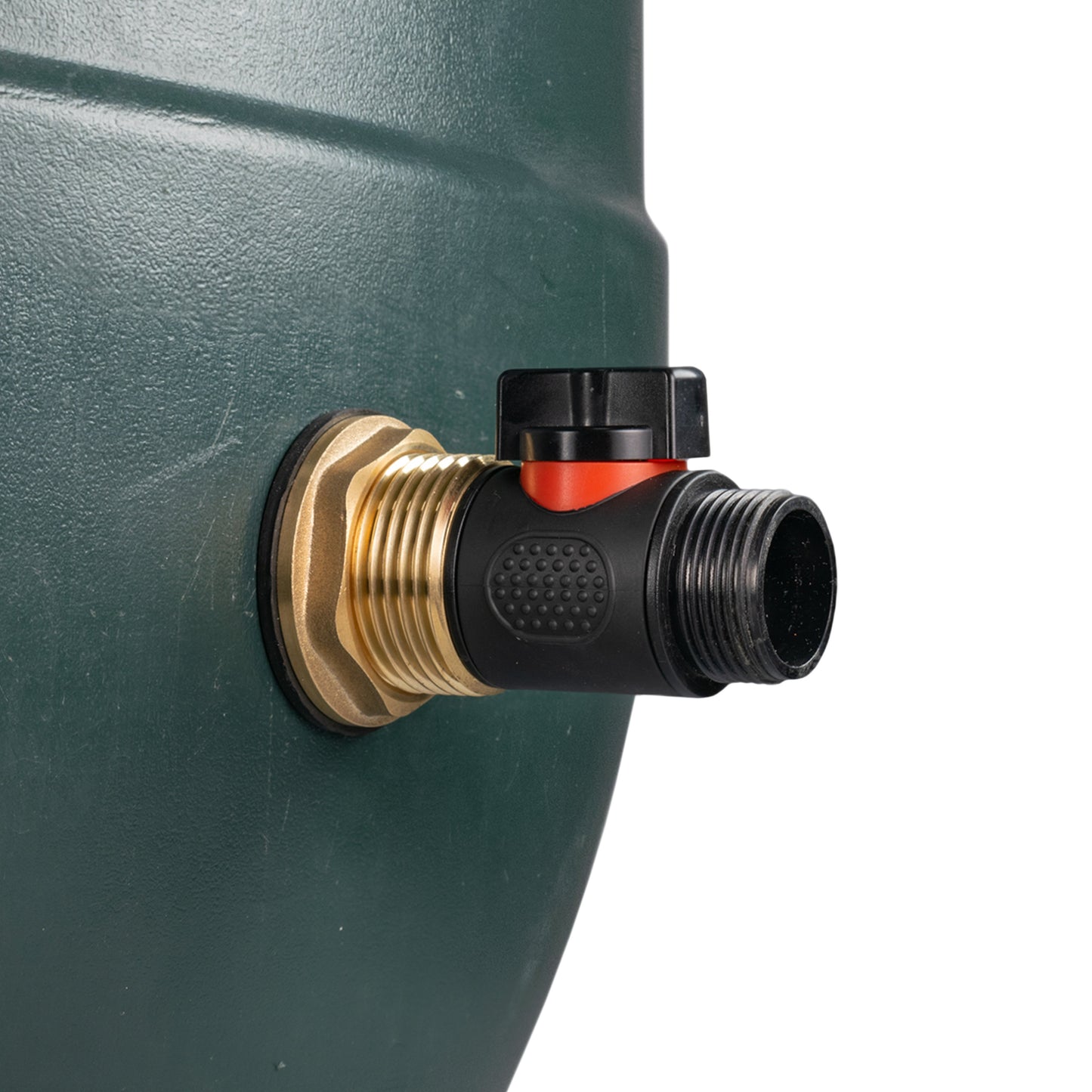 1’’ Brass Water Butt Fitting Set with 3/4" BSP In-Line Valve & Hole Saw Drill Bit