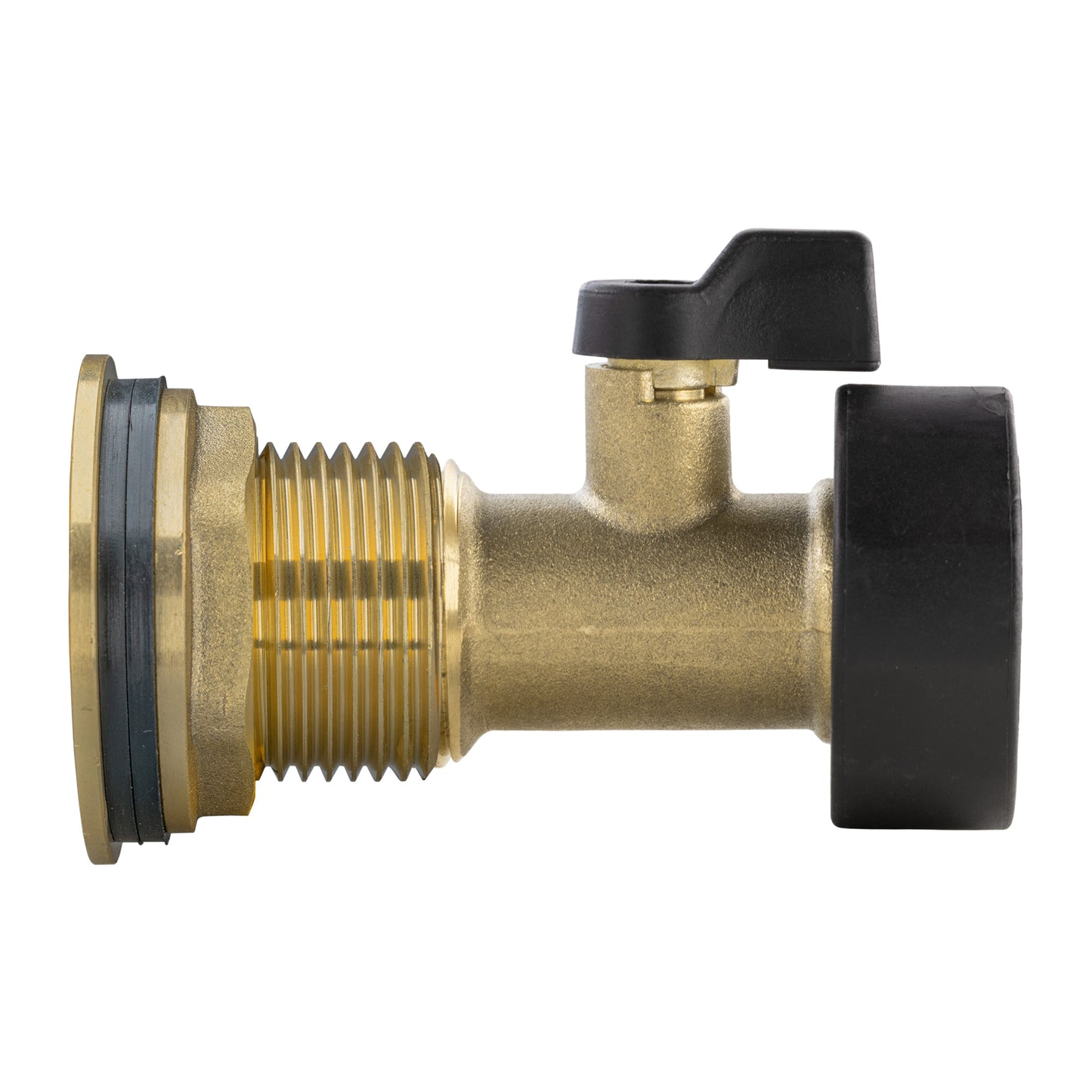 1" Brass Water Butt Outlet Kit with Valve & Drill Bit