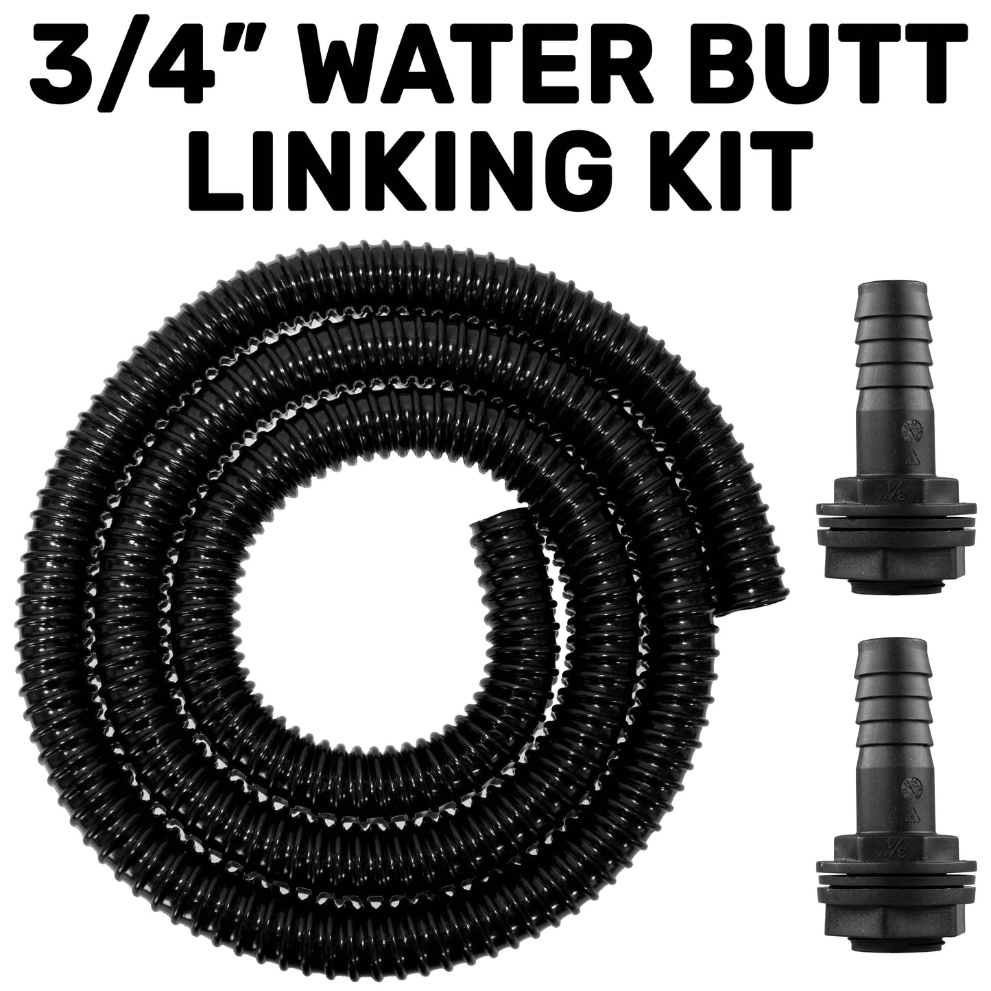 ¾" Water Butt Connector Kit