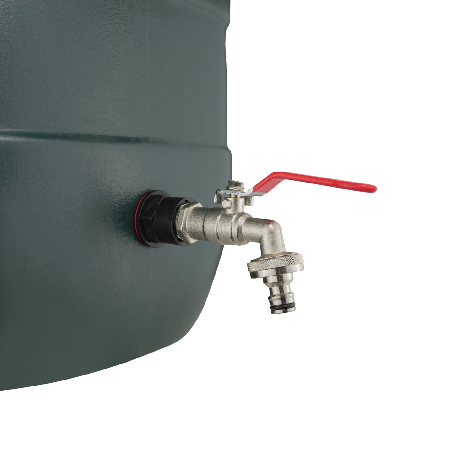 3/4" Water Butt Fitting Set with Quick-Connect Lever Tap & Drill Bit