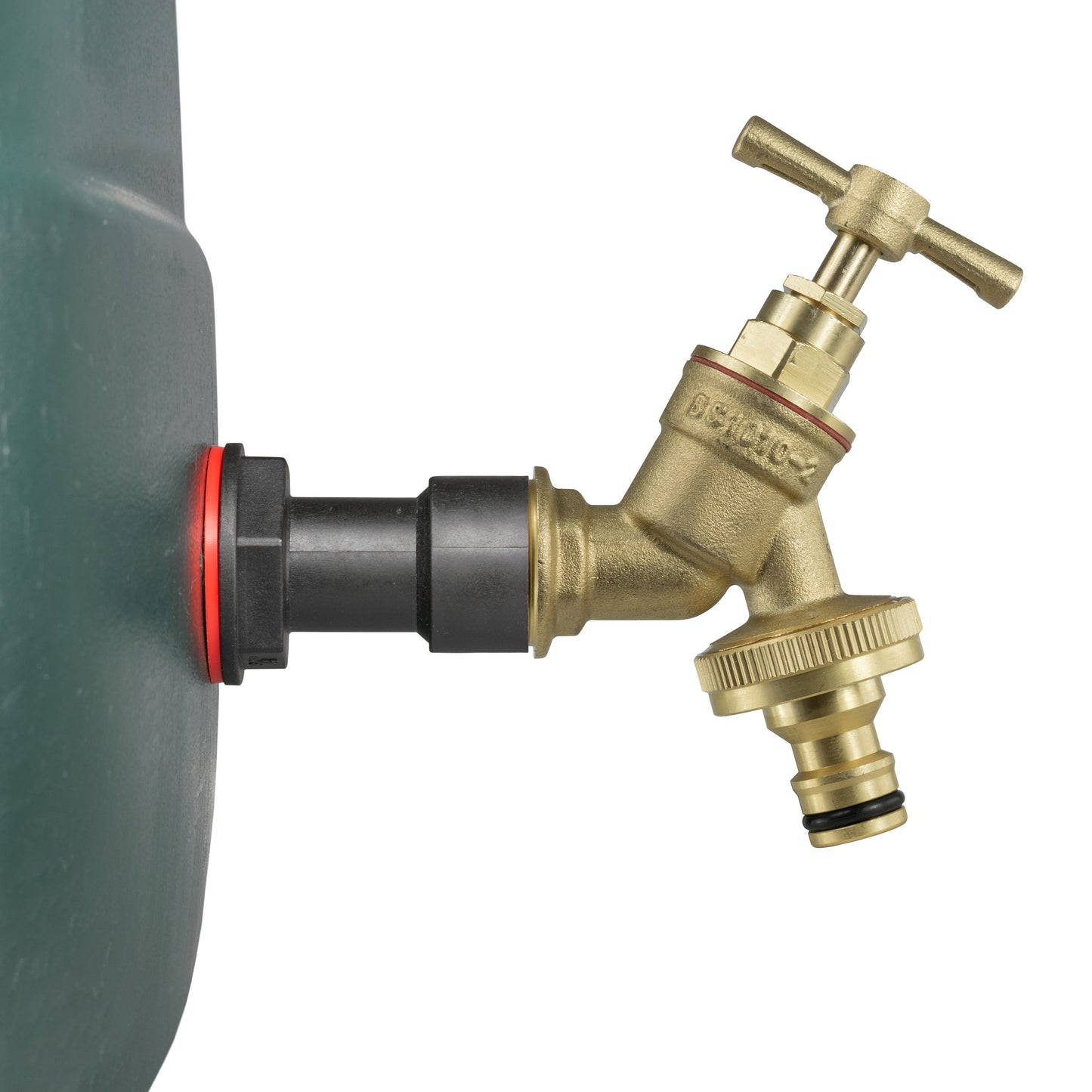 1/2" Water Butt Extension Set with Brass Tap + Quick Connector & Drill Bit