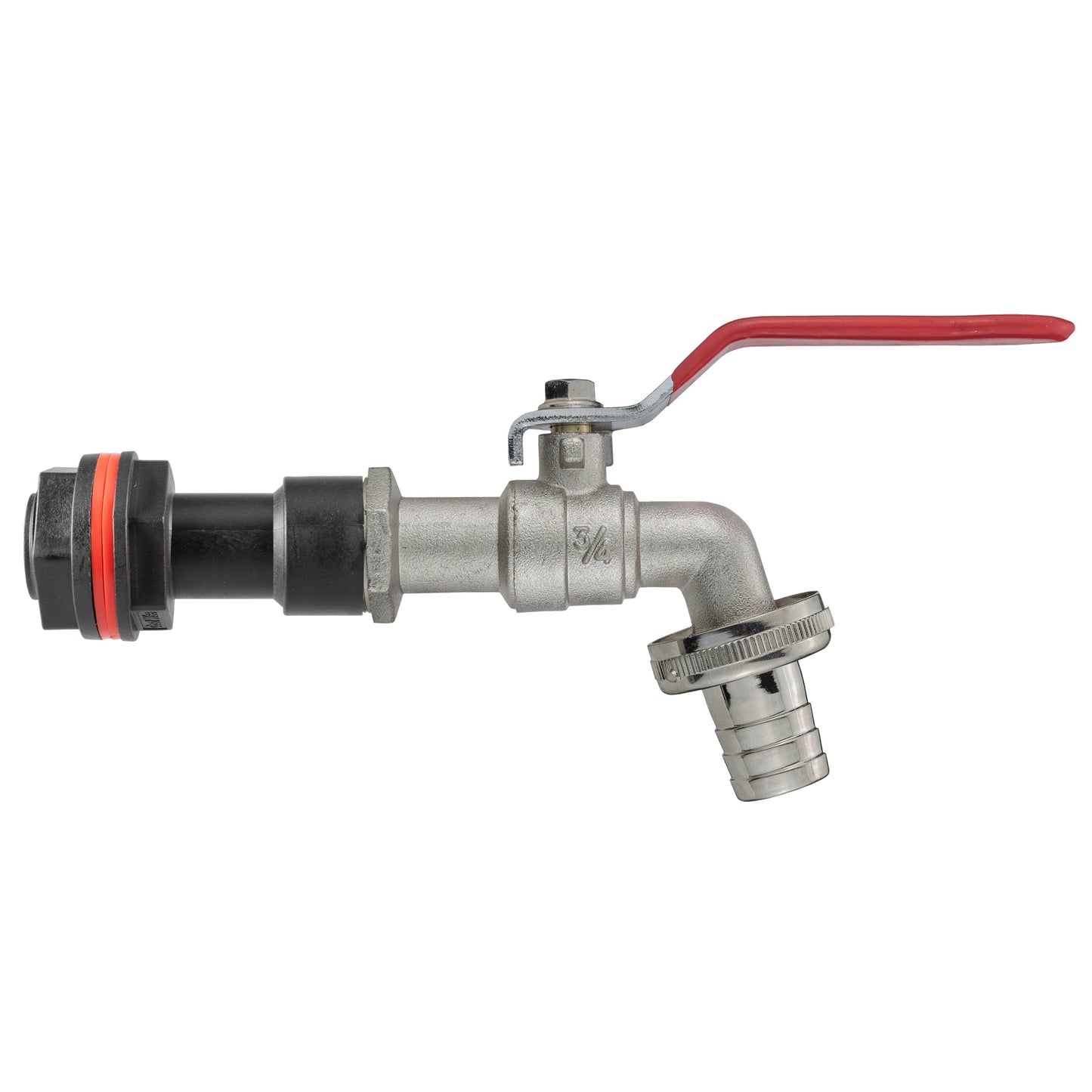 3/4’’ Water Butt Connector Set with Hose Barb Lever Tap & Hole Saw