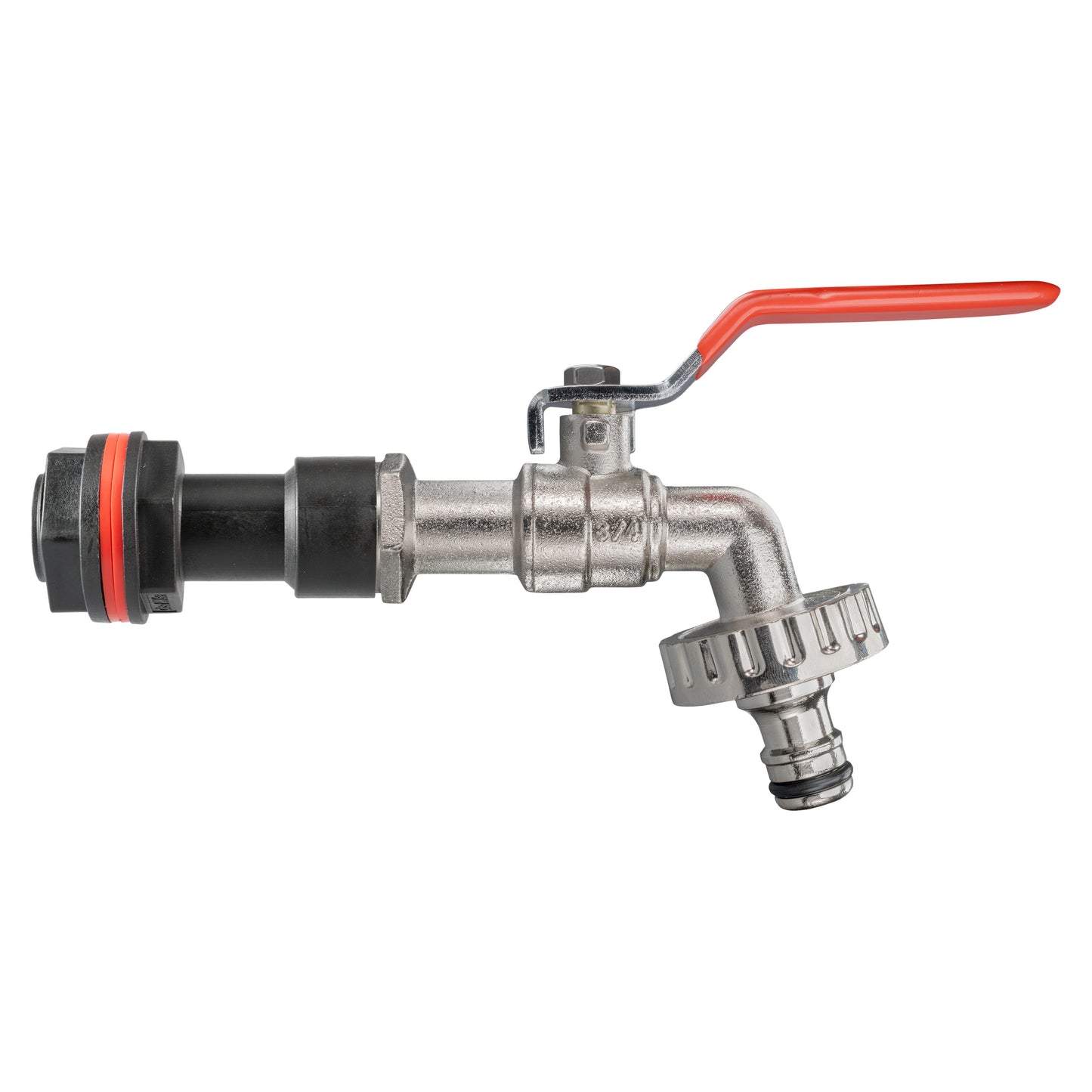 3/4’’ Water Butt Connector Set with Quick-Lock Lever Tap + Drill Bit