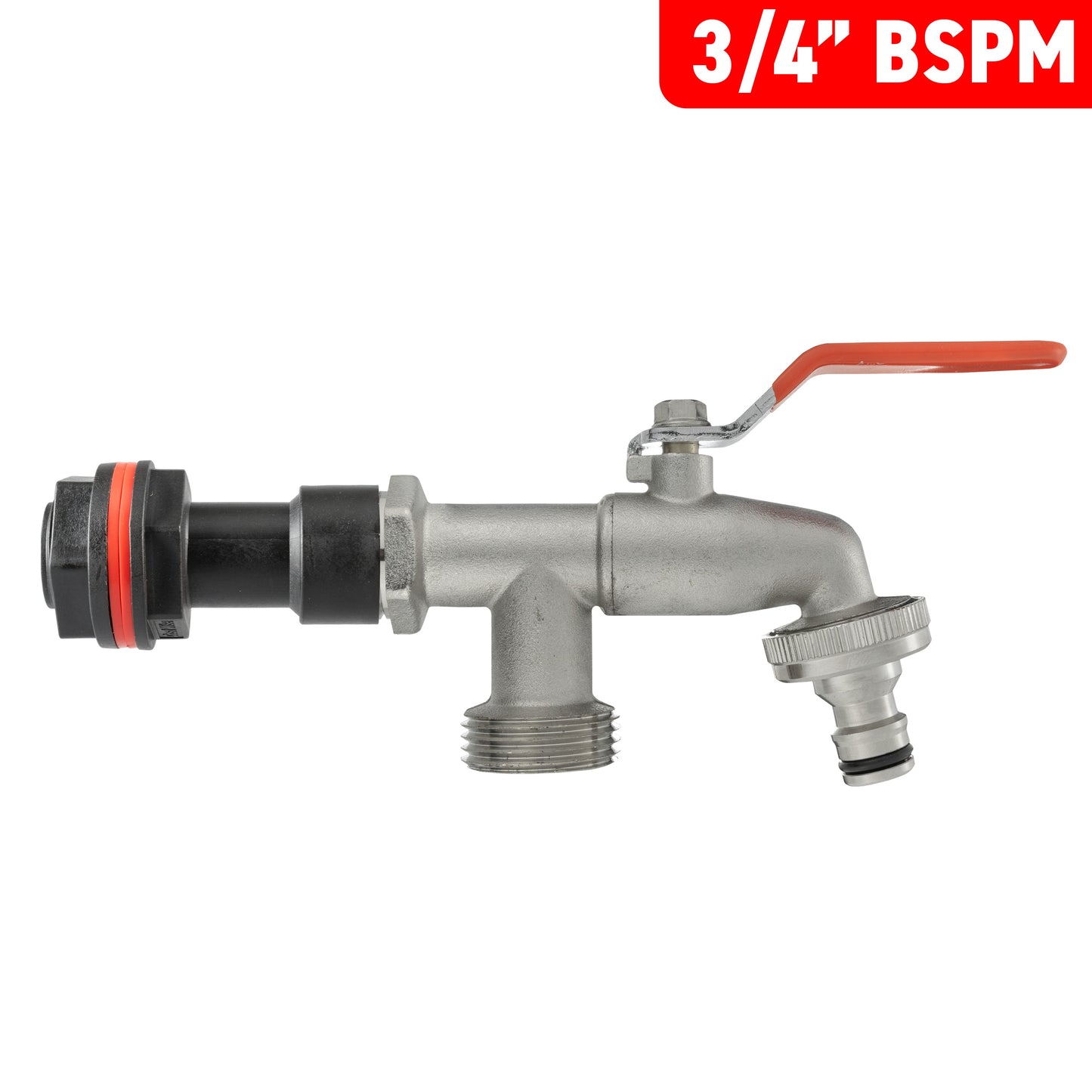3/4" Water Butt Connector Set with Twin Tap & Hole Cutter