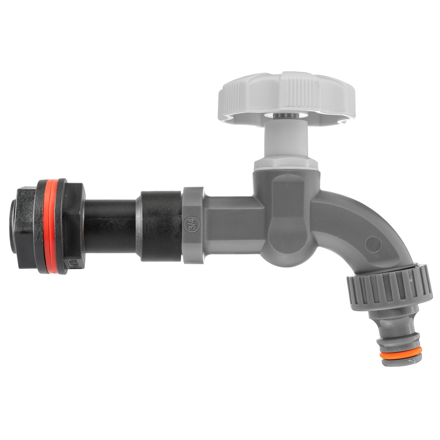 3/4’’ Water Butt Connector Set with Grey Tap & Hole Saw