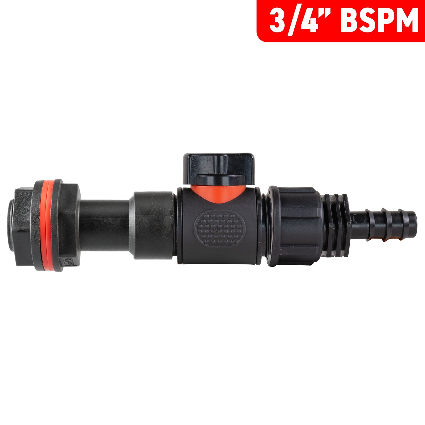 3/4" Water Butt Set with In-Line Tap, 16mm Barb Connector & Drill Bit