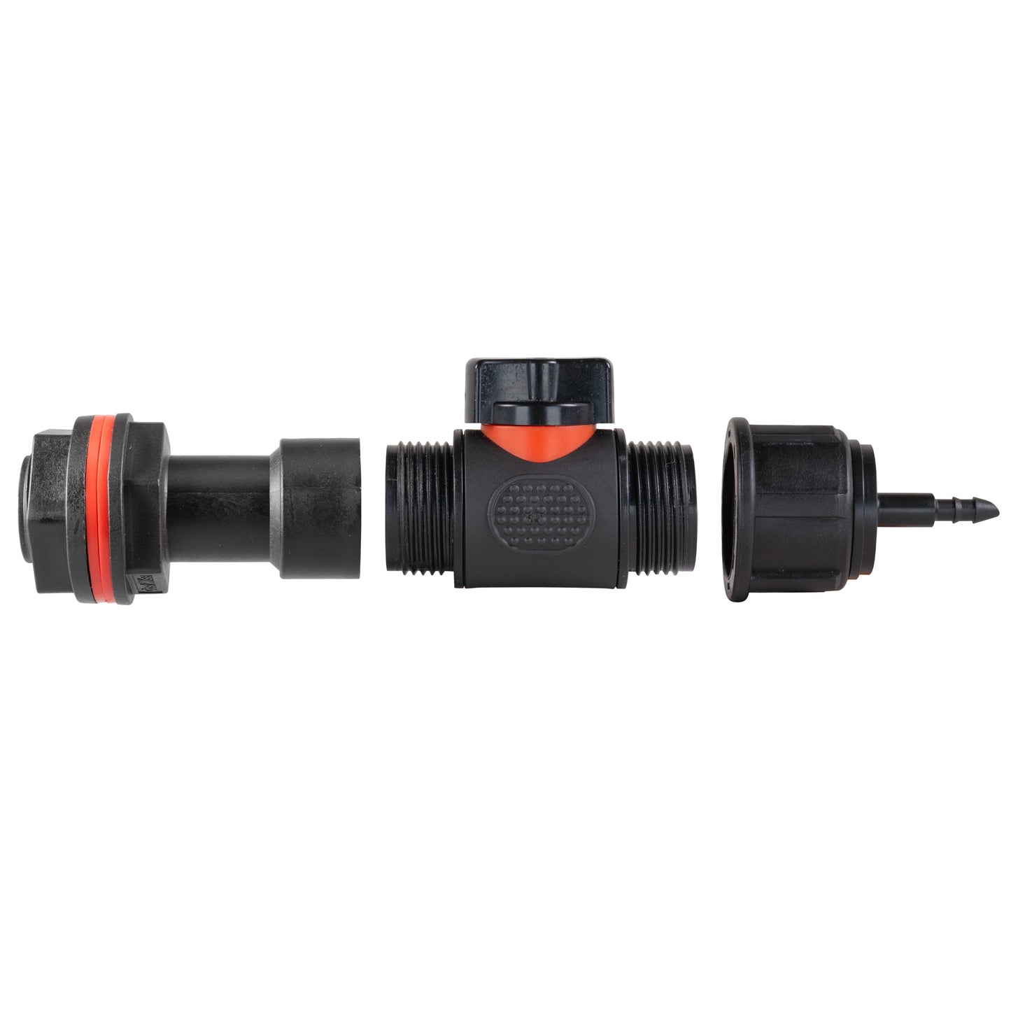 3/4" Water Butt Set with In-Line Tap, 4mm Barb Connector & Drill Bit