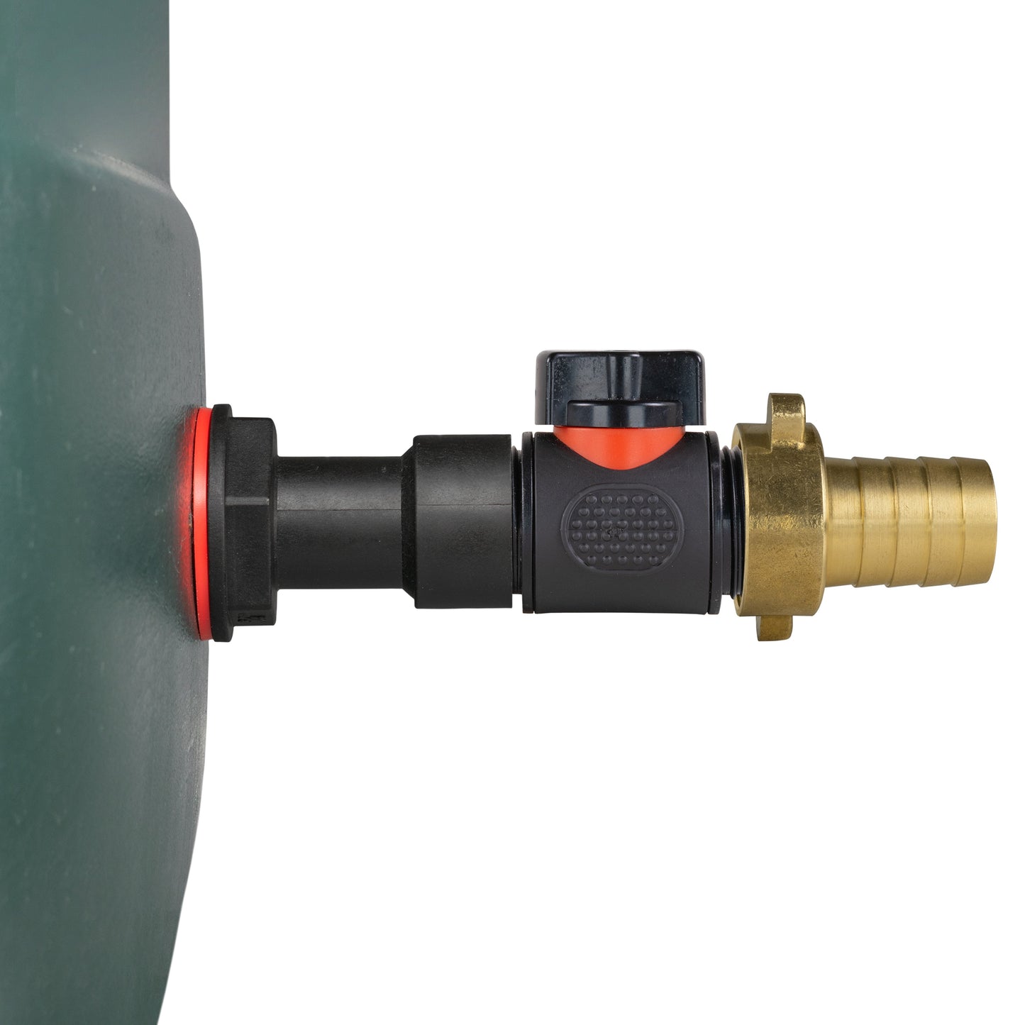 3/4" Water Butt Extension Set with In-Line Valve, 3/4’’ Brass Hose Tail & Drill Bit