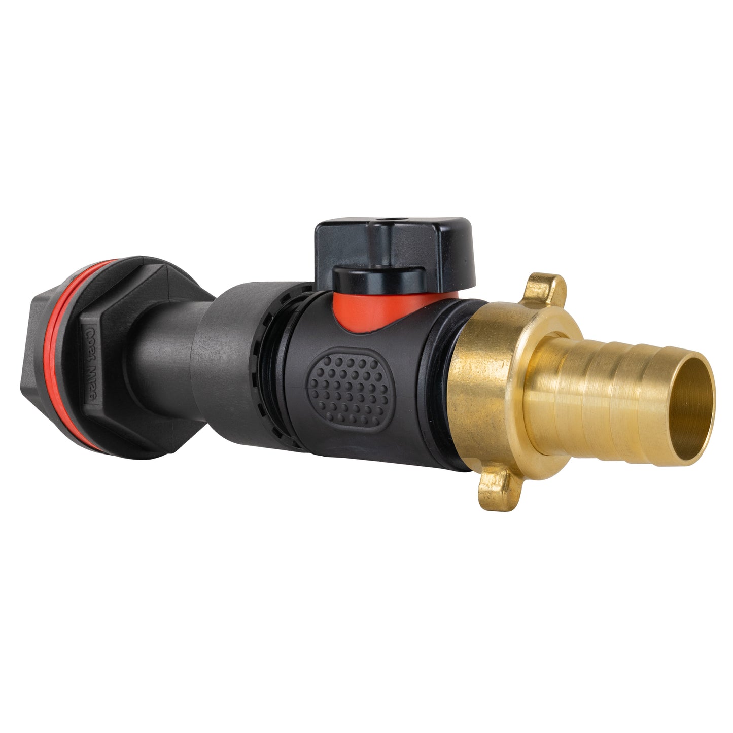 3/4" Water Butt Extension Set with In-Line Valve, 3/4’’ Brass Hose Tail & Drill Bit