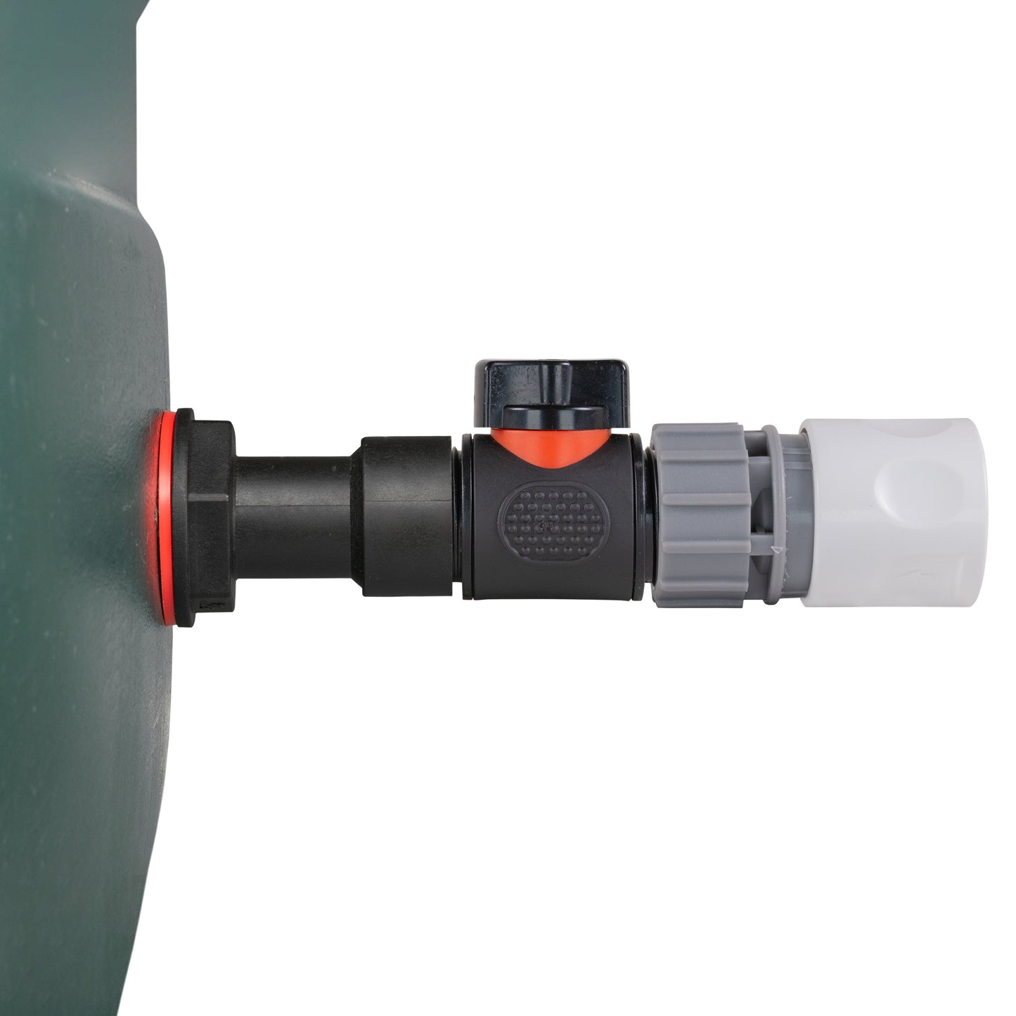 3/4" Water Butt Extension Set with In-Line Valve & WL Female Quick Connector + Hole Saw