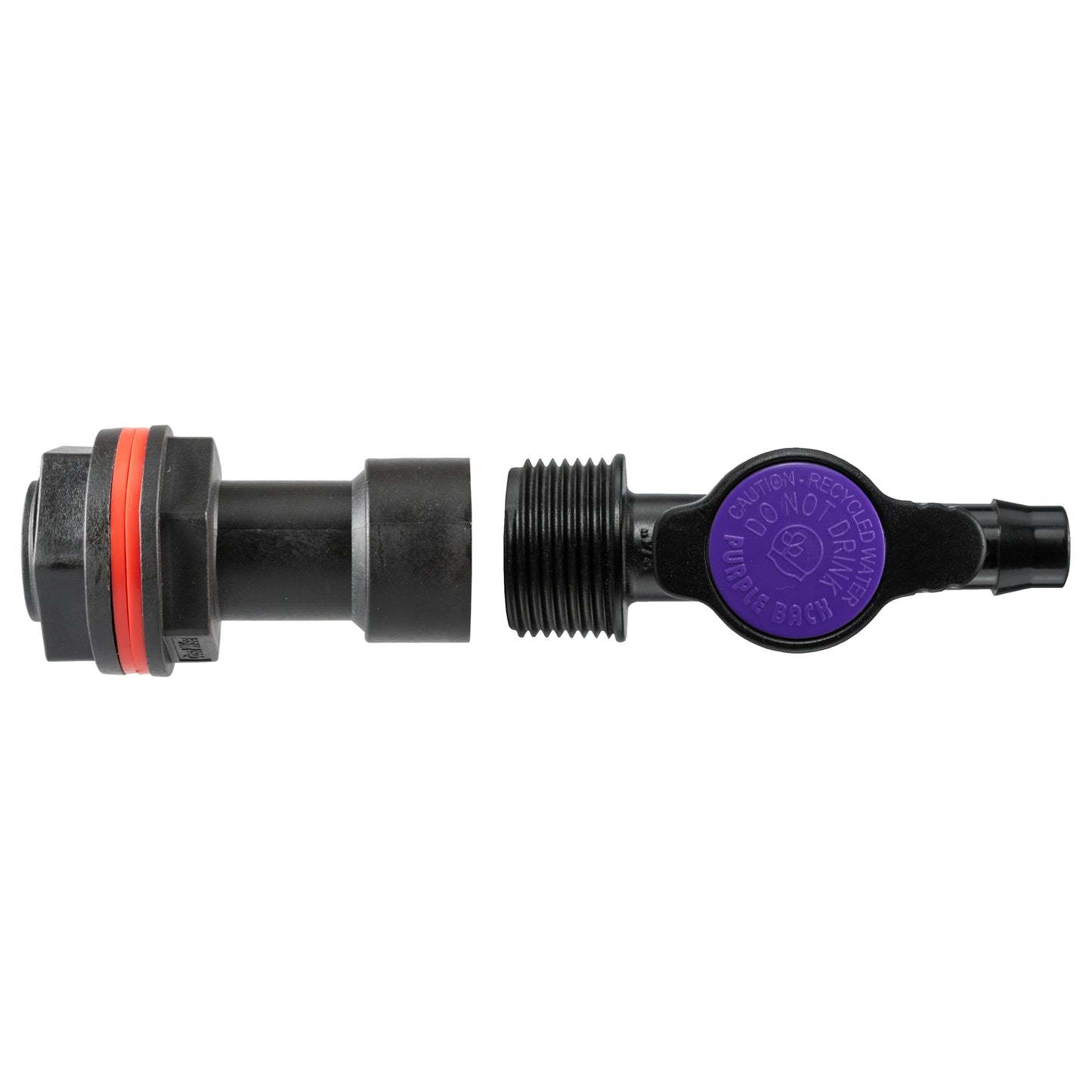 3/4" Water Butt Extension Set Complete with 13mm Barb Valve for Irrigation