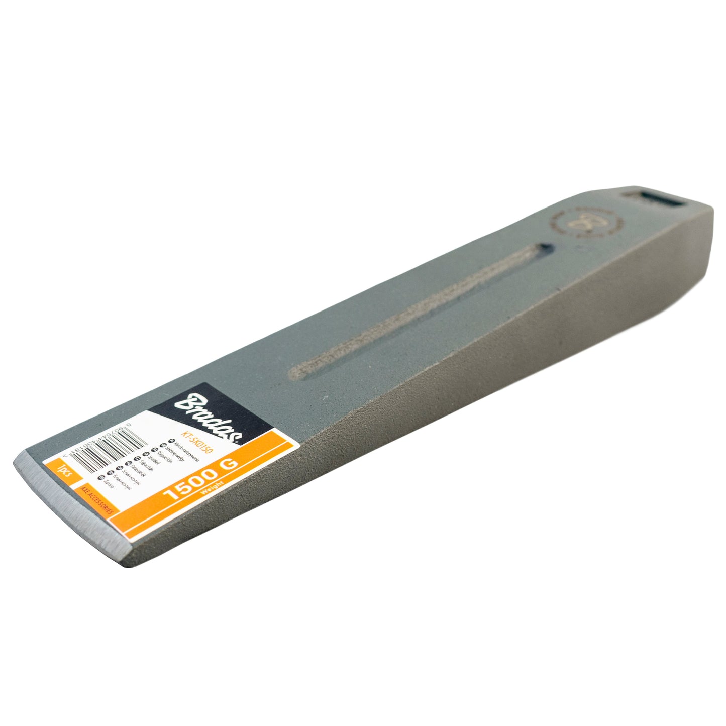 1.5kg Solid Steel Log Splitting Wedge – Heavy Duty