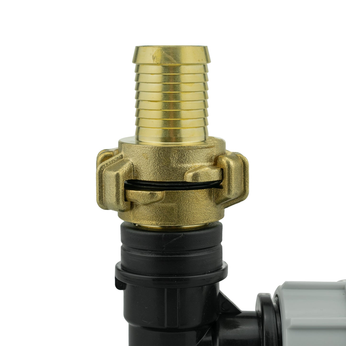 20mm MDPE Wall Flange Set with 25mm Barbed Geka Fittings