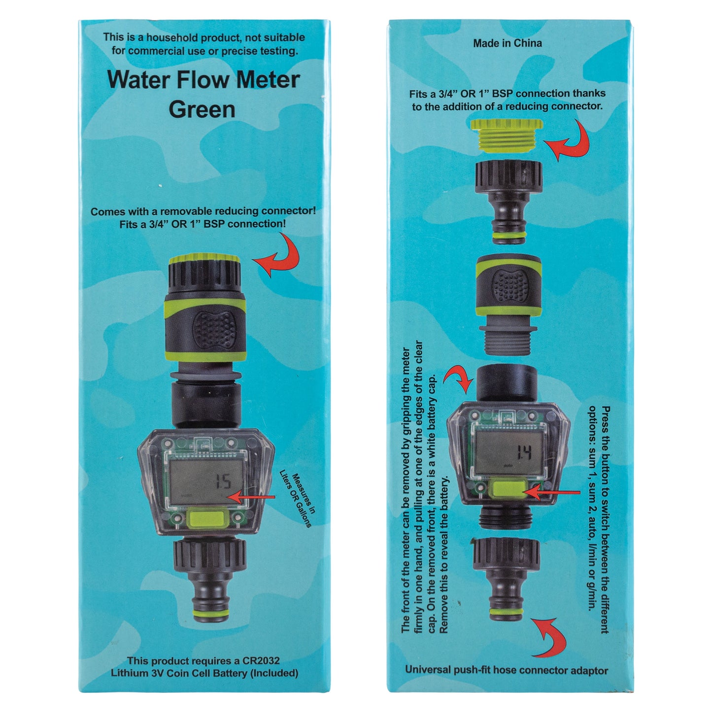 Green Water Flow Indicator