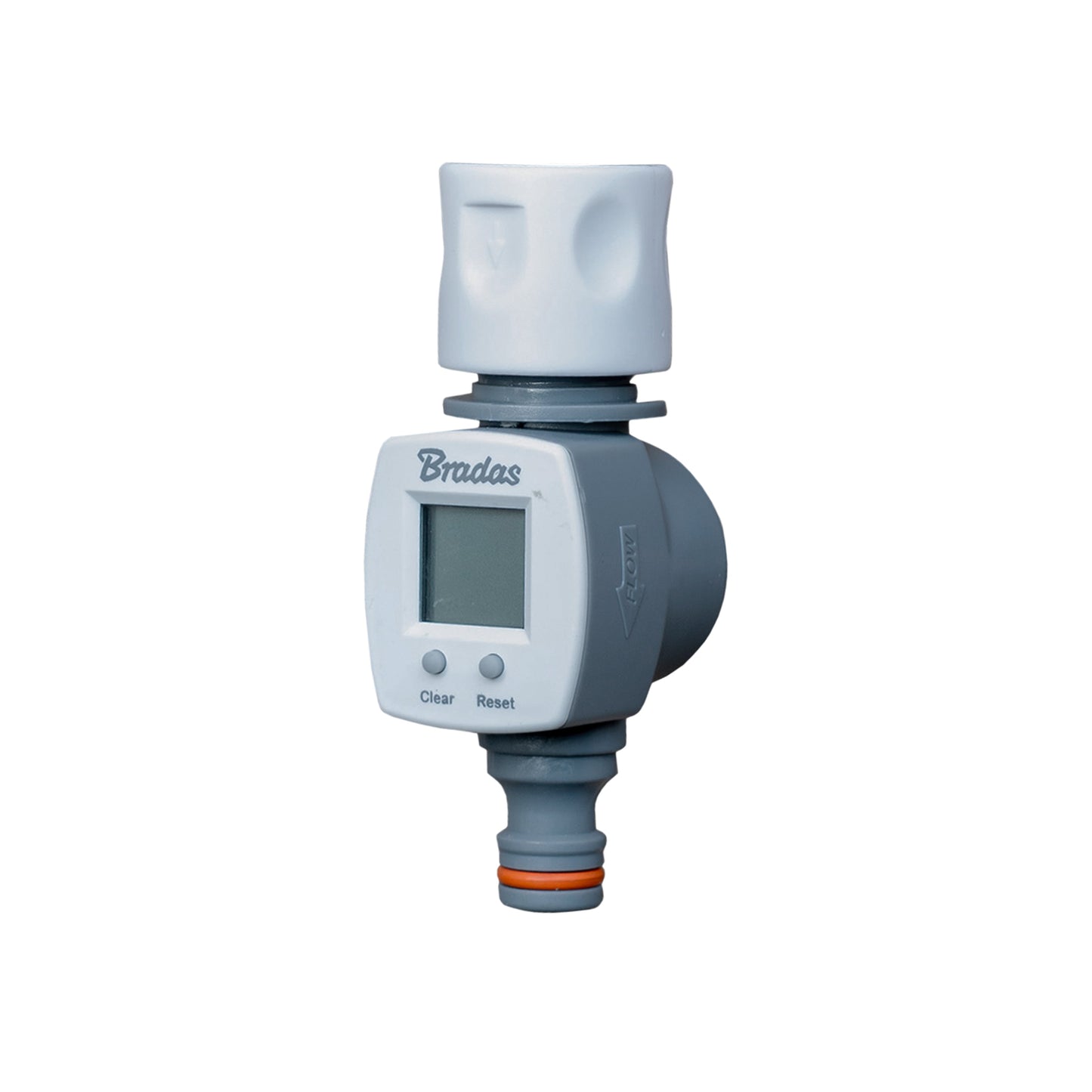 Water Flow Meter with Quick Snap-On Fitting