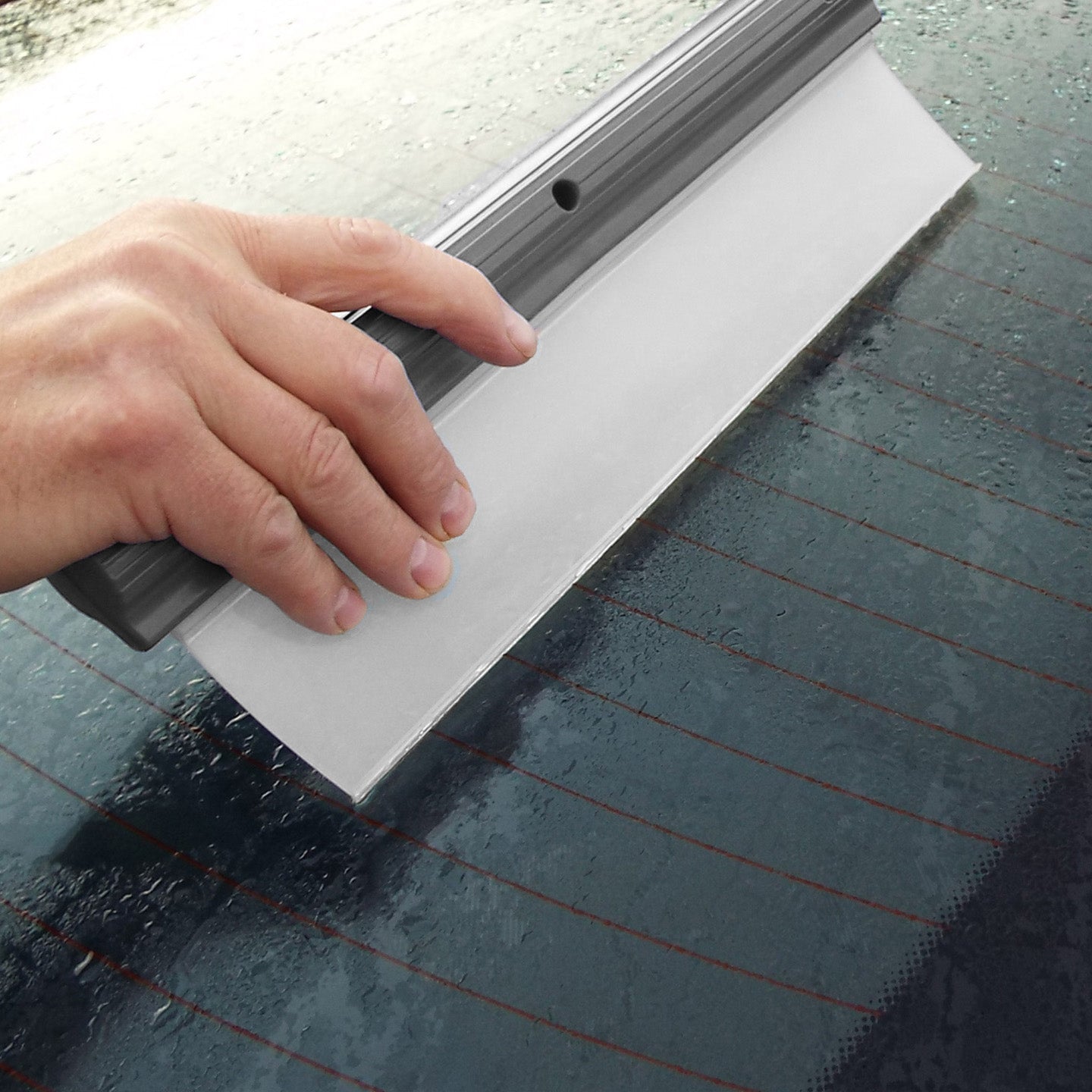 Grey Silicone Windshield Squeegee