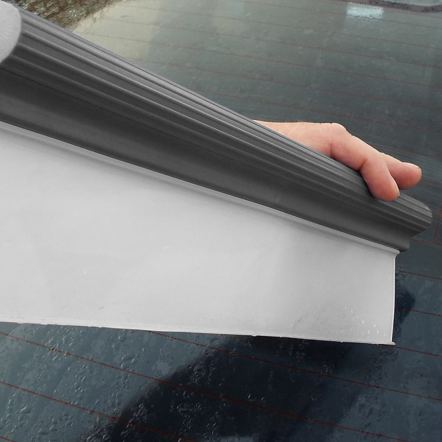 Grey Silicone Windshield Squeegee