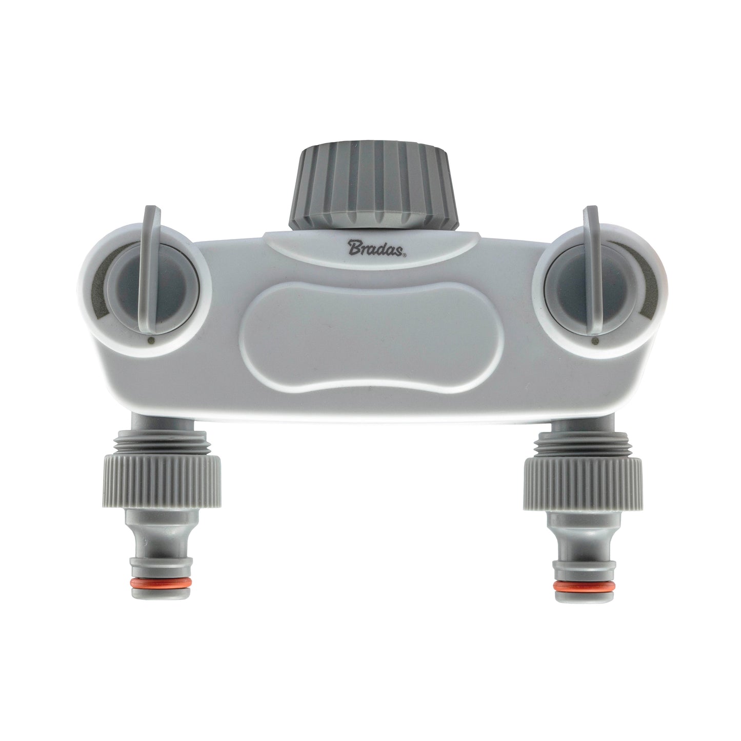 White Line 2-Way Solid Manifold Including 1" or 3/4" Tap Valves