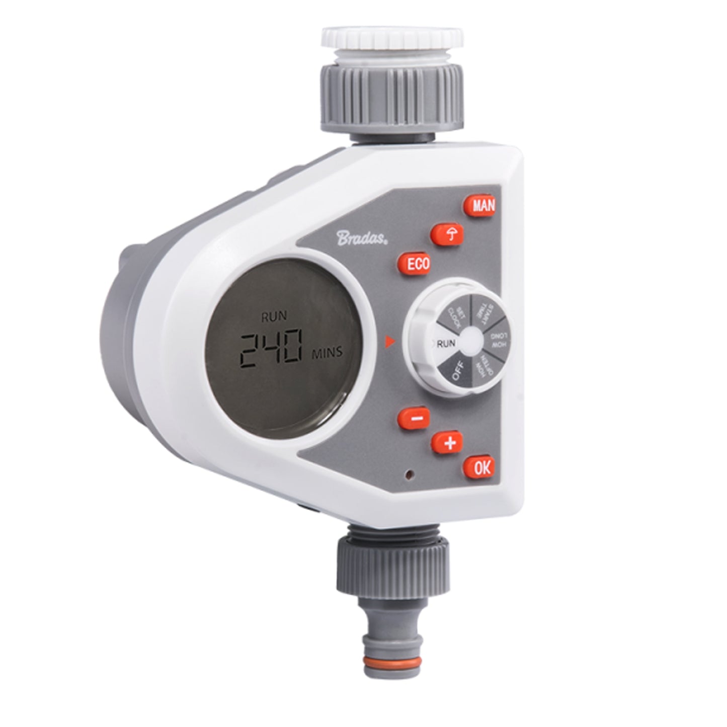 White Line Single-Outlet Electronic Water Timer Controller