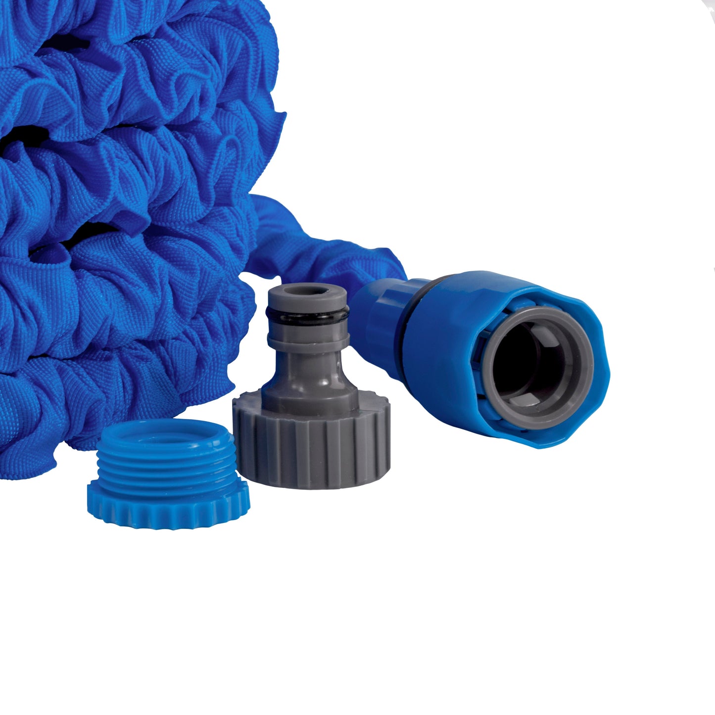 Blue Extendable Garden Hose 7.5m–22m