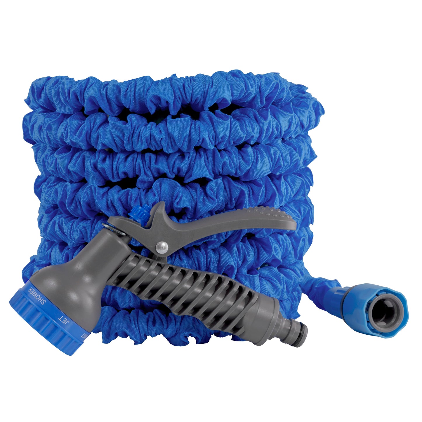 Blue Extendable Garden Hose 7.5m–22m