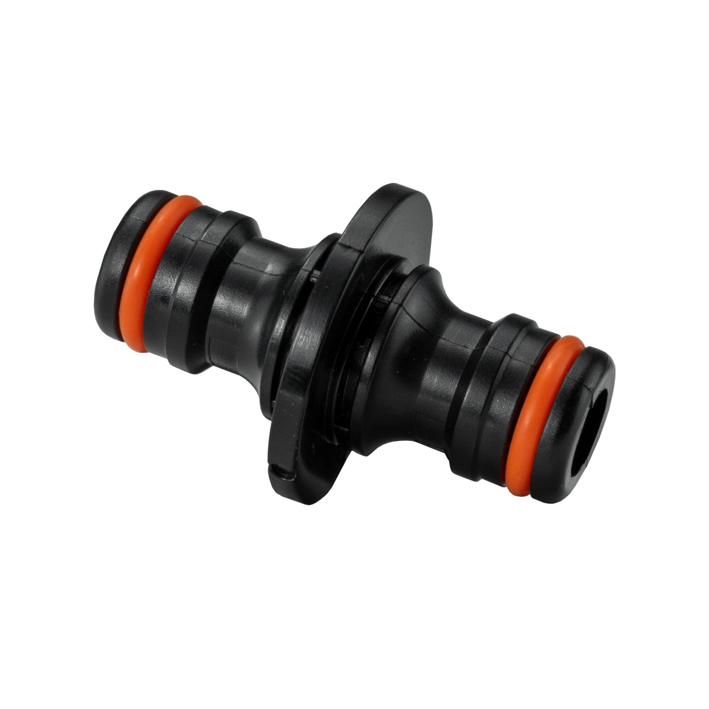 Bradas Dual‑Way Male Quick‑Connect Hose Joiner – Orange/Black