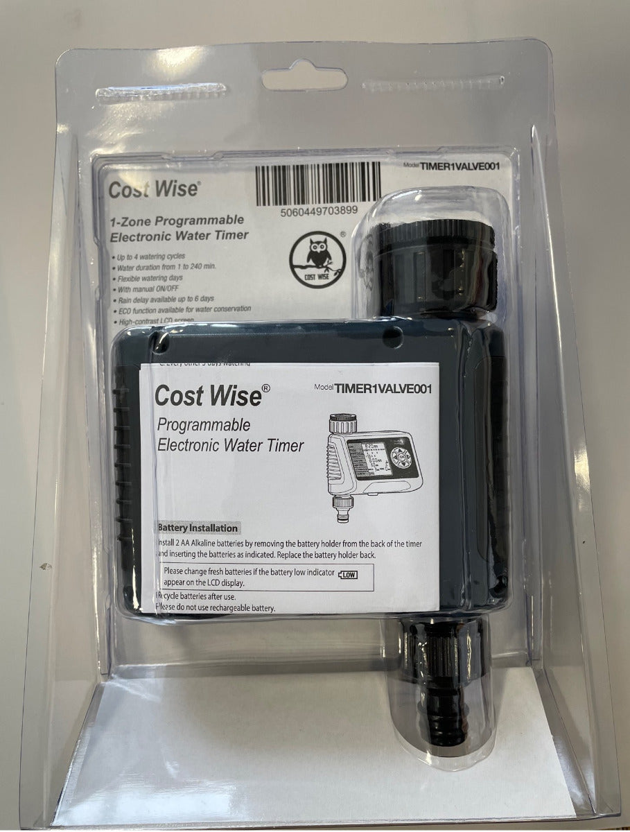 Cost Wise Single-Valve Garden Water Timer