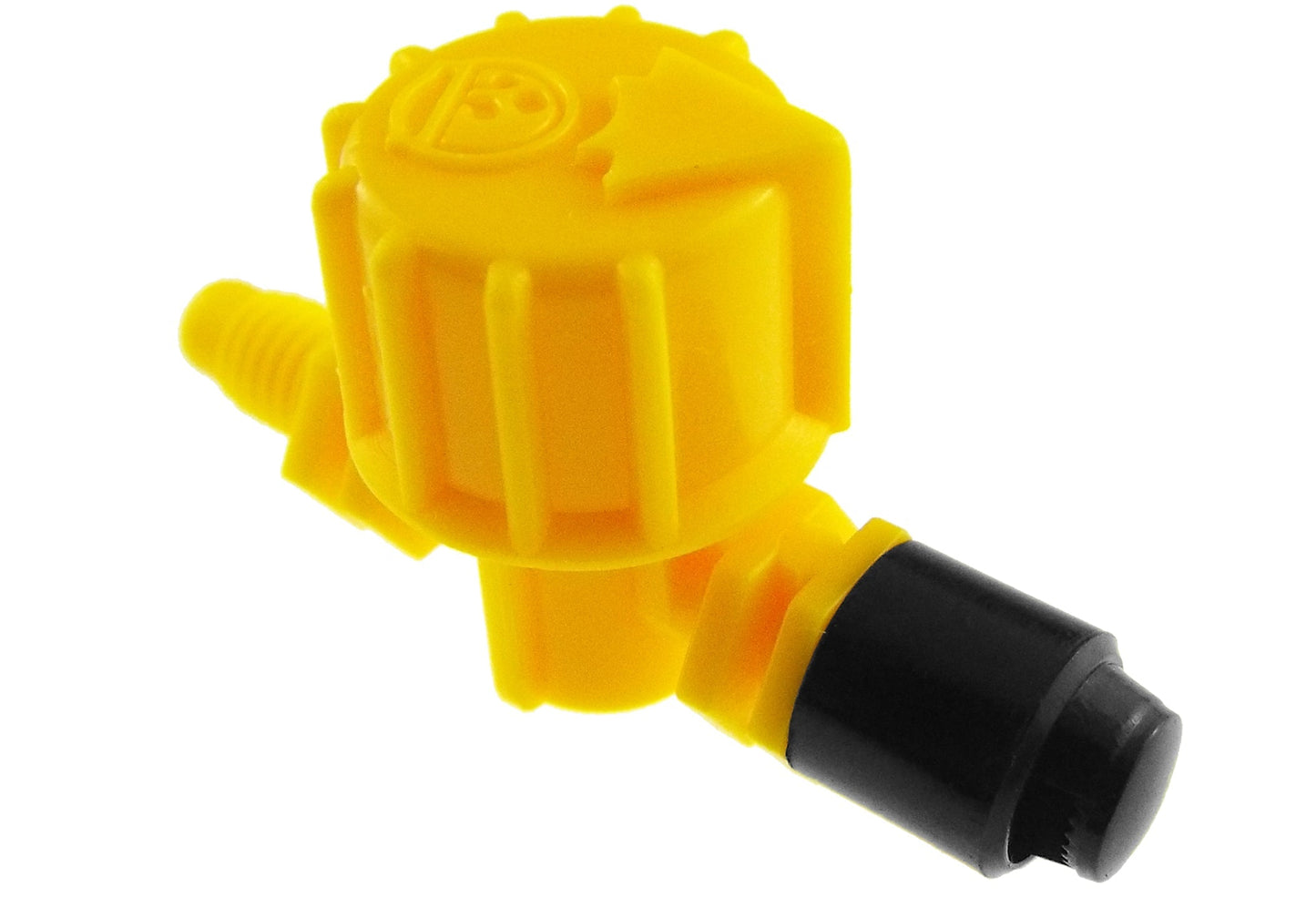 Antelco Vari-Mist™ Mist Sprinkler, Black Cap + Yellow Base