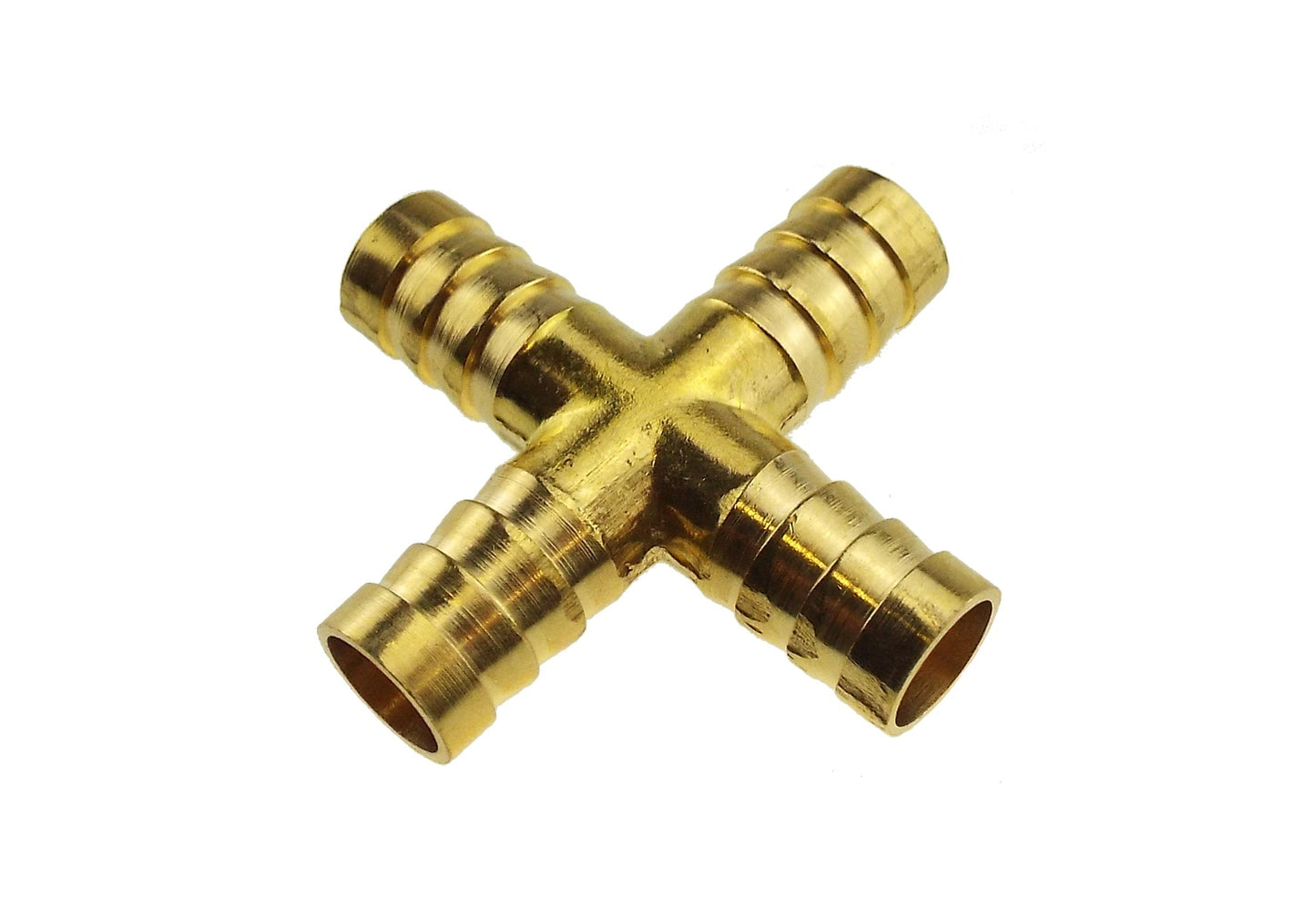Brass 6mm Cross Connector
