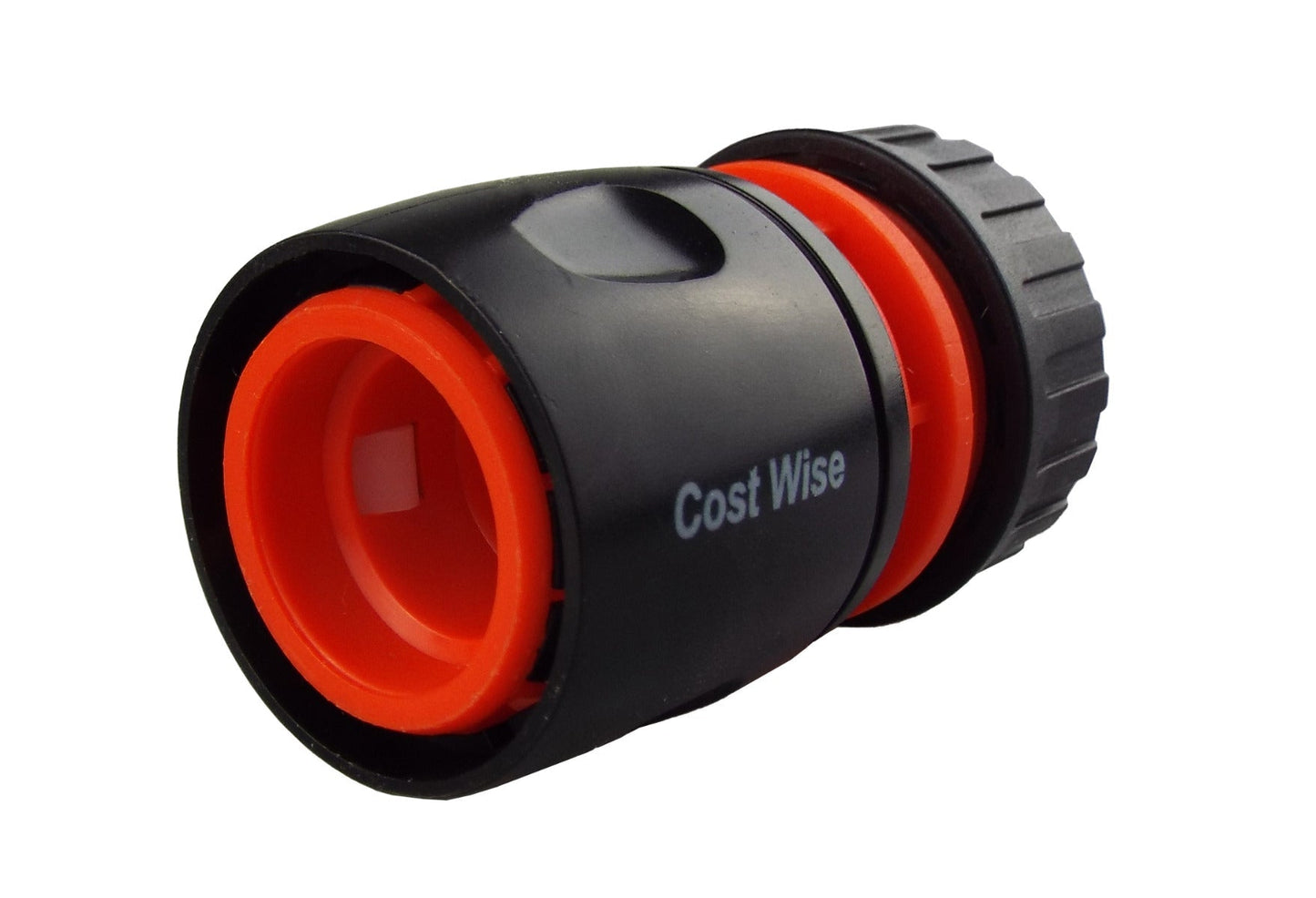 Black/Orange Female Garden Hose Fitting – 1/2" or 5/8"