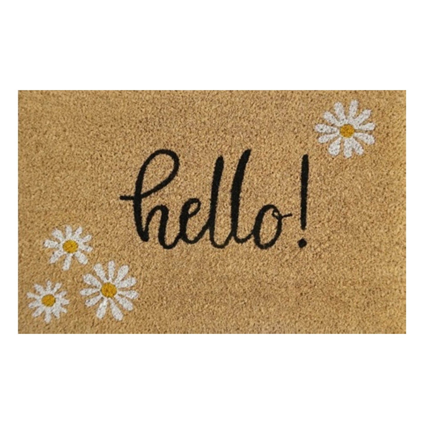 60cm x 40cm Doormat with 'Hello!' Design