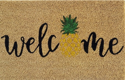 60cm x 40cm Doormat with 'Welcome' Design
