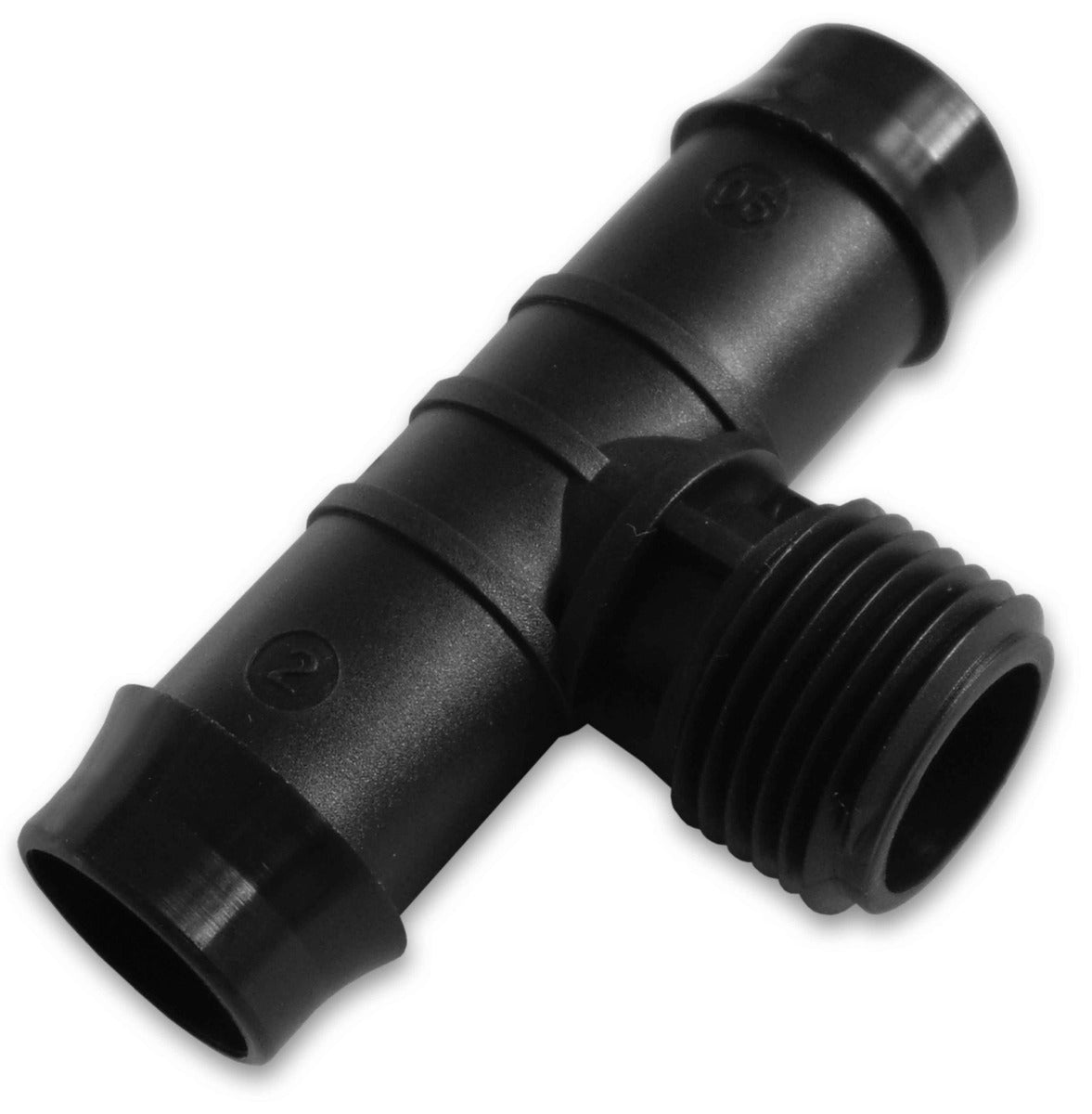 Antelco 19mm Line Threaded Tee x 3/4" BSPM Connector