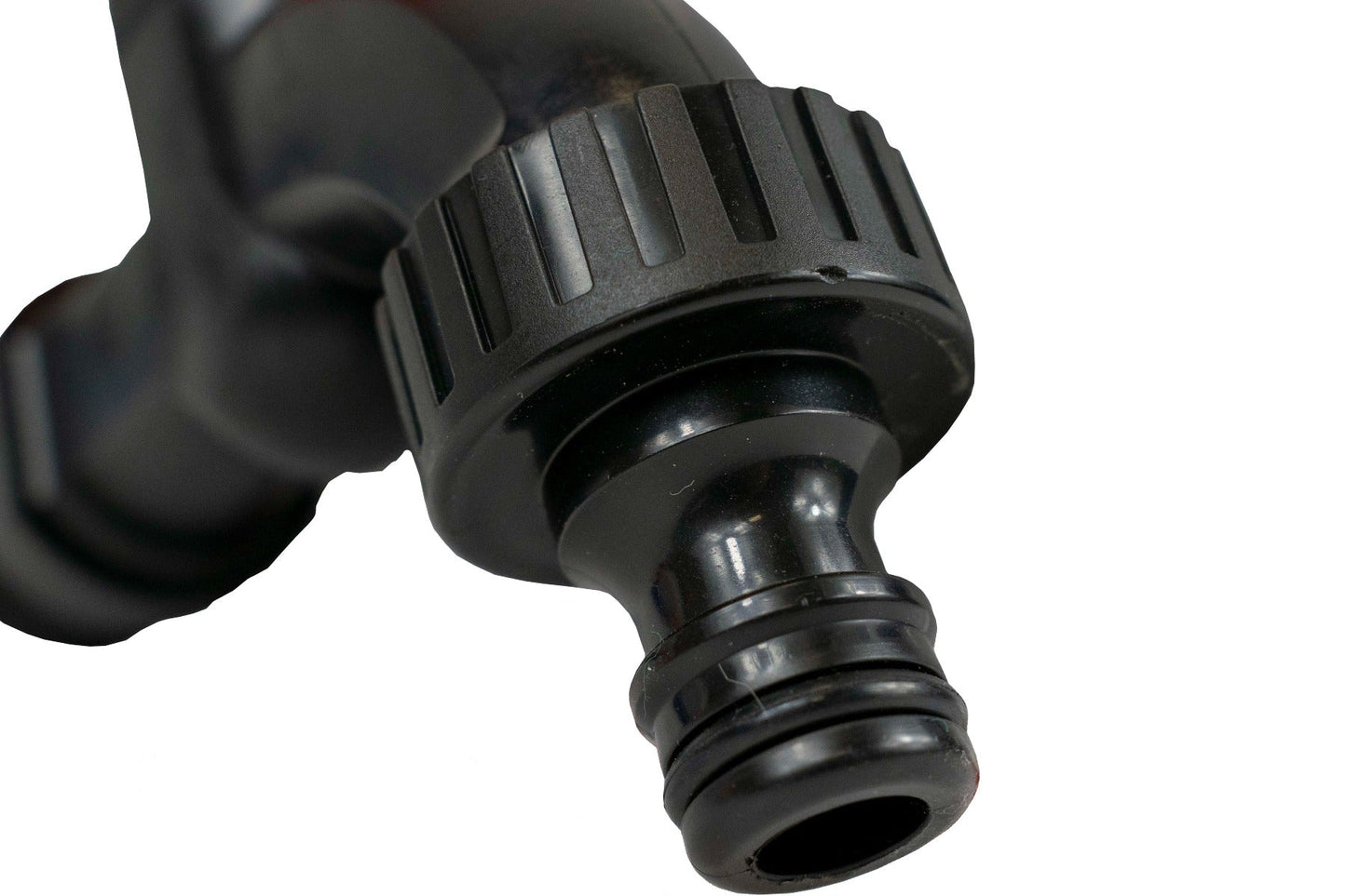3/4″ BSP Male Plastic Tap – Black & Orange Finish