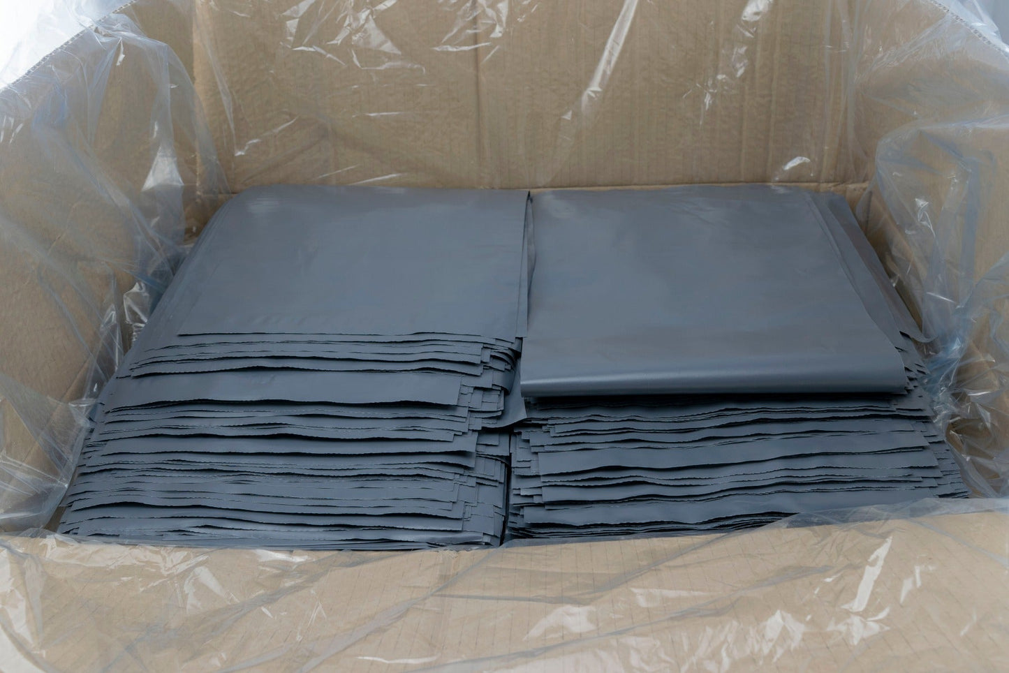 Gray Poly Mailing Bags – Sizes from 4.5" to 43.5"