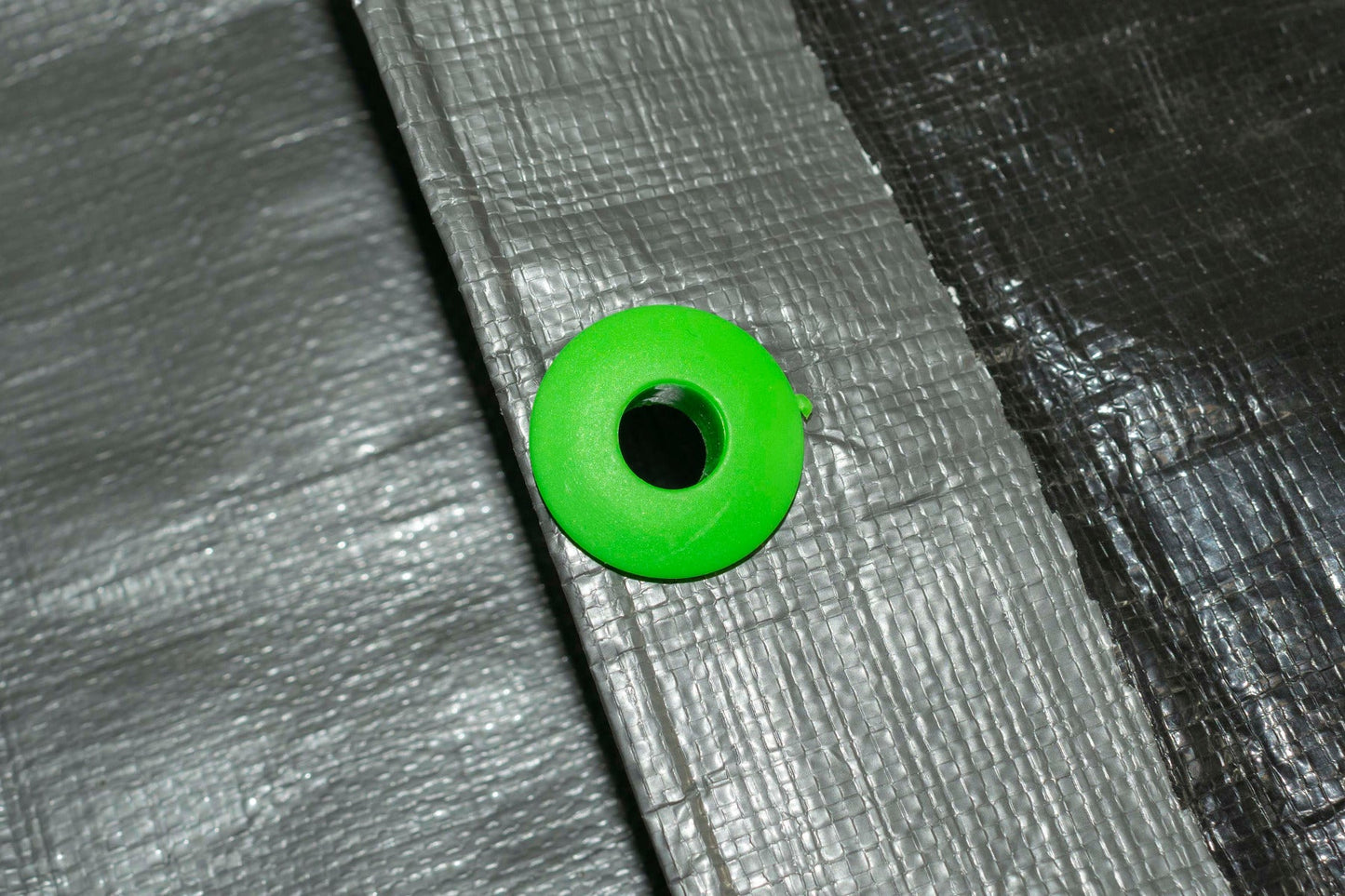 Pack of 10 Green Tarpaulin Eyelets