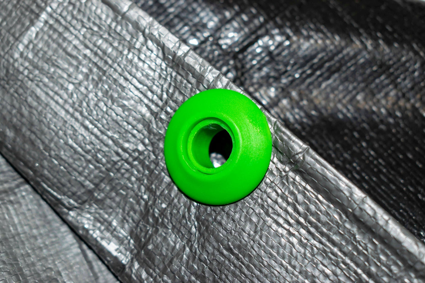 Pack of 10 Green Tarpaulin Eyelets