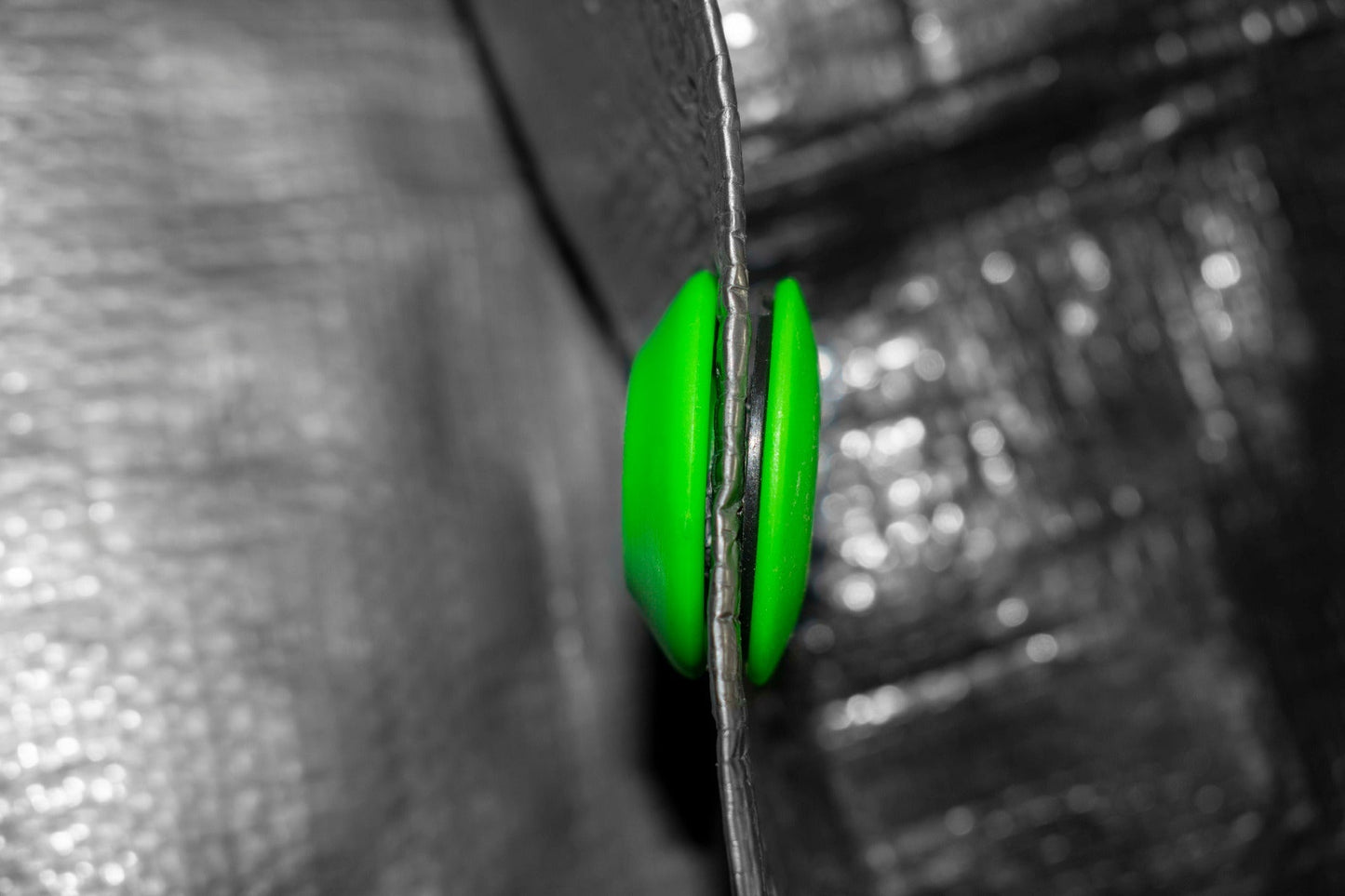 Pack of 10 Green Tarpaulin Eyelets