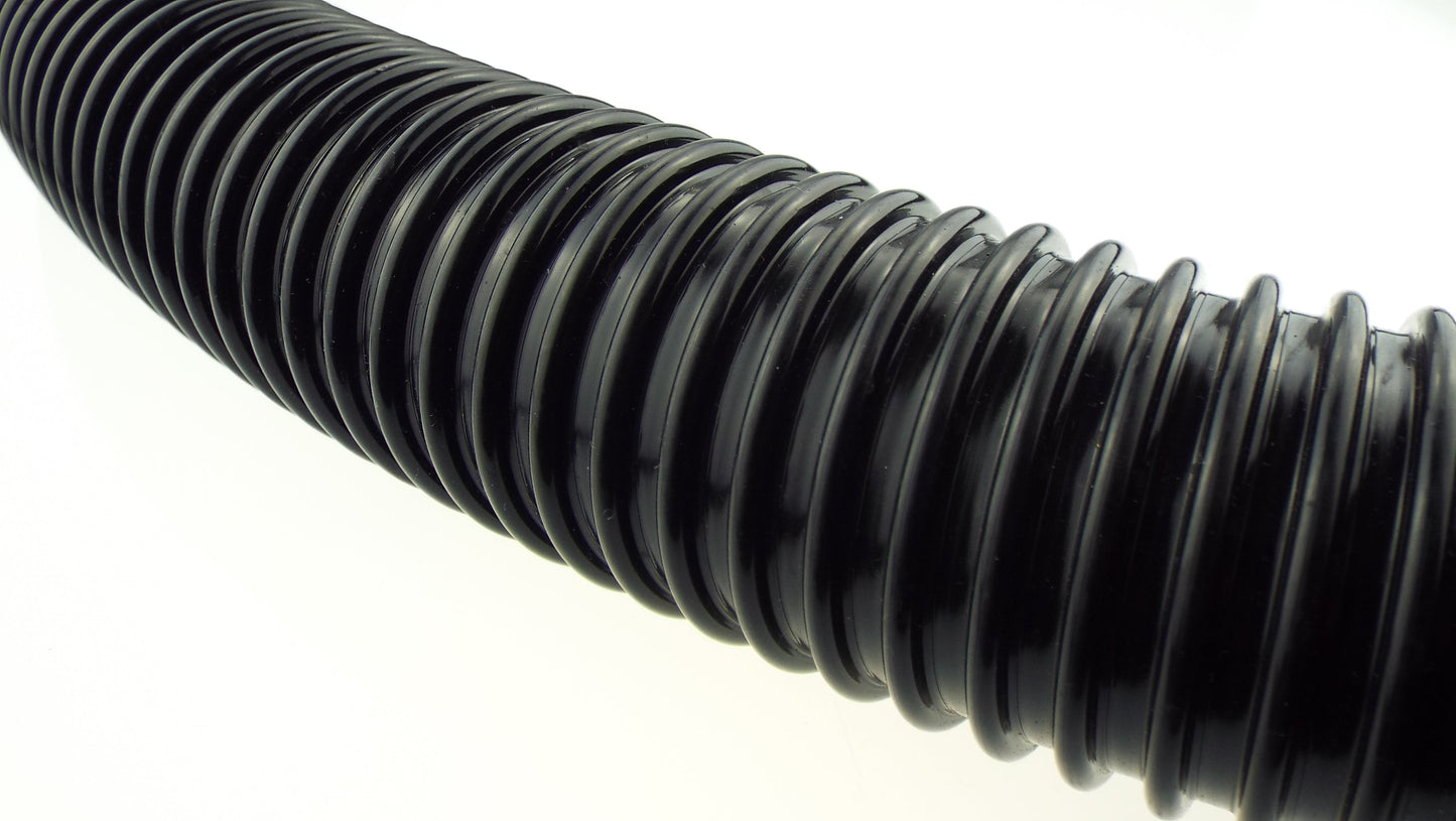 "1.25" (32mm) Corrugated Hose with 2 Double Wire Hose Clamps