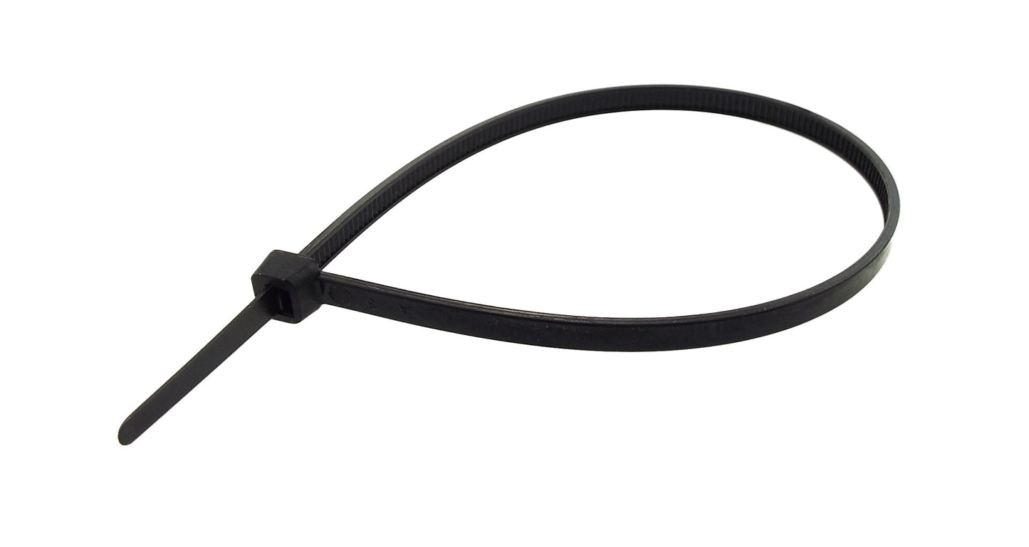 100 x Black Cable Ties – 4.8mm x 500mm Extra-Long Heavy-Duty Zip Ties